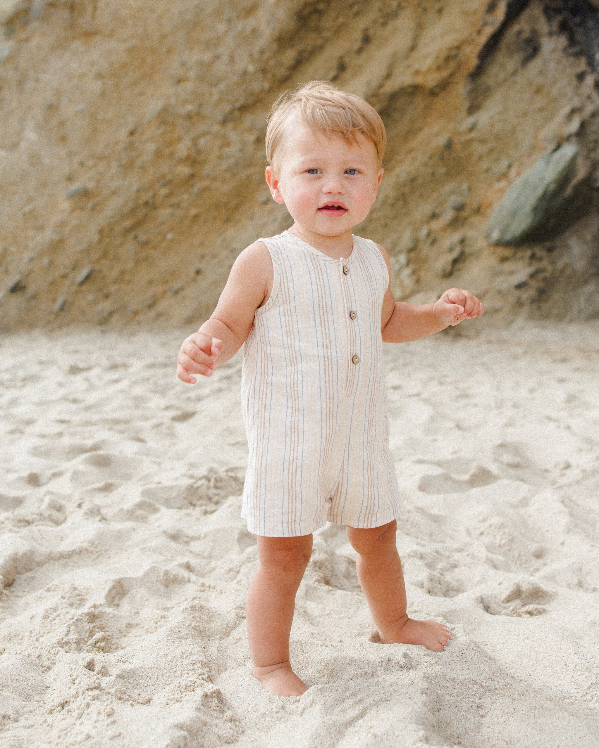 Maverick Romper || Summer Stripe