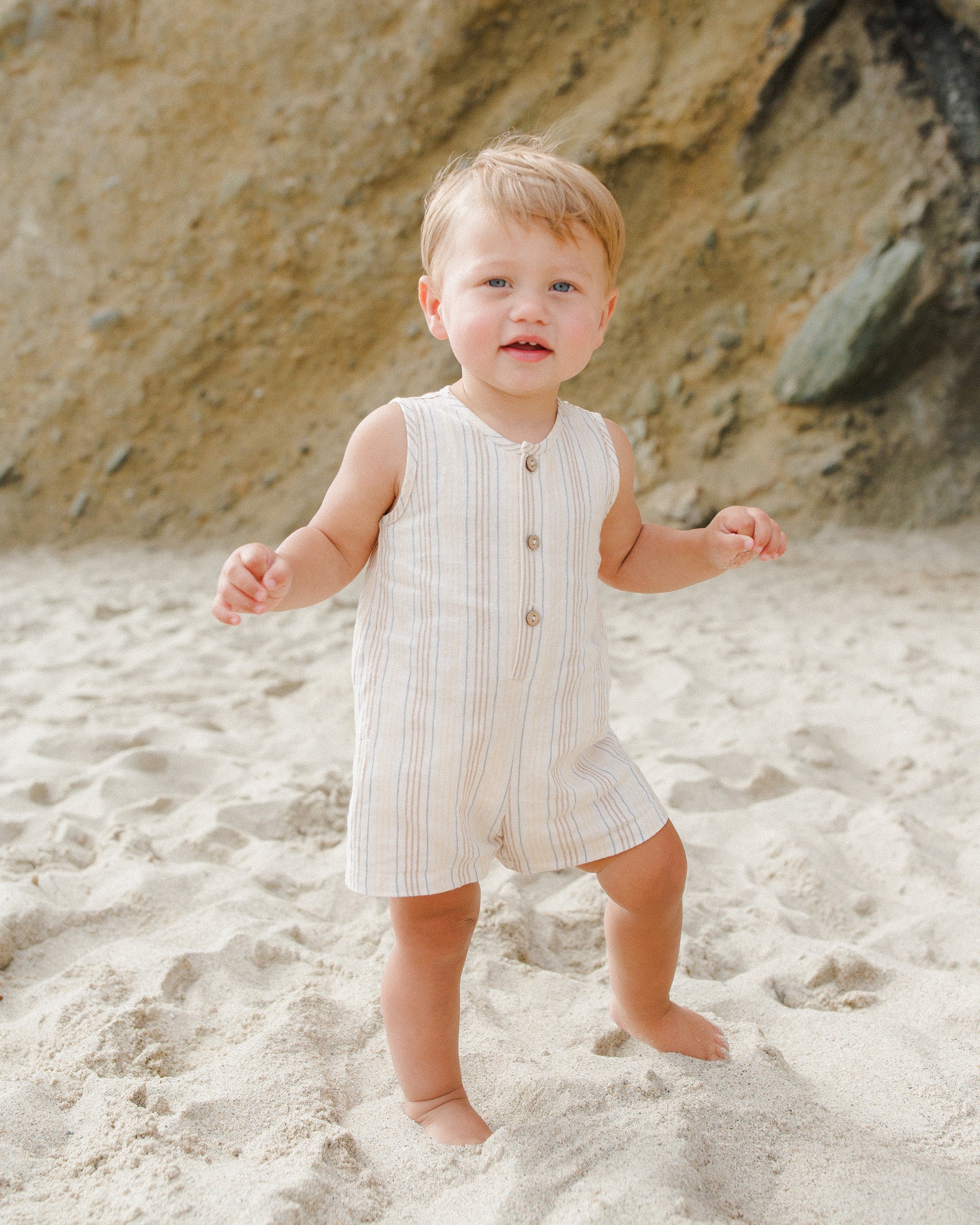 Maverick Romper || Summer Stripe