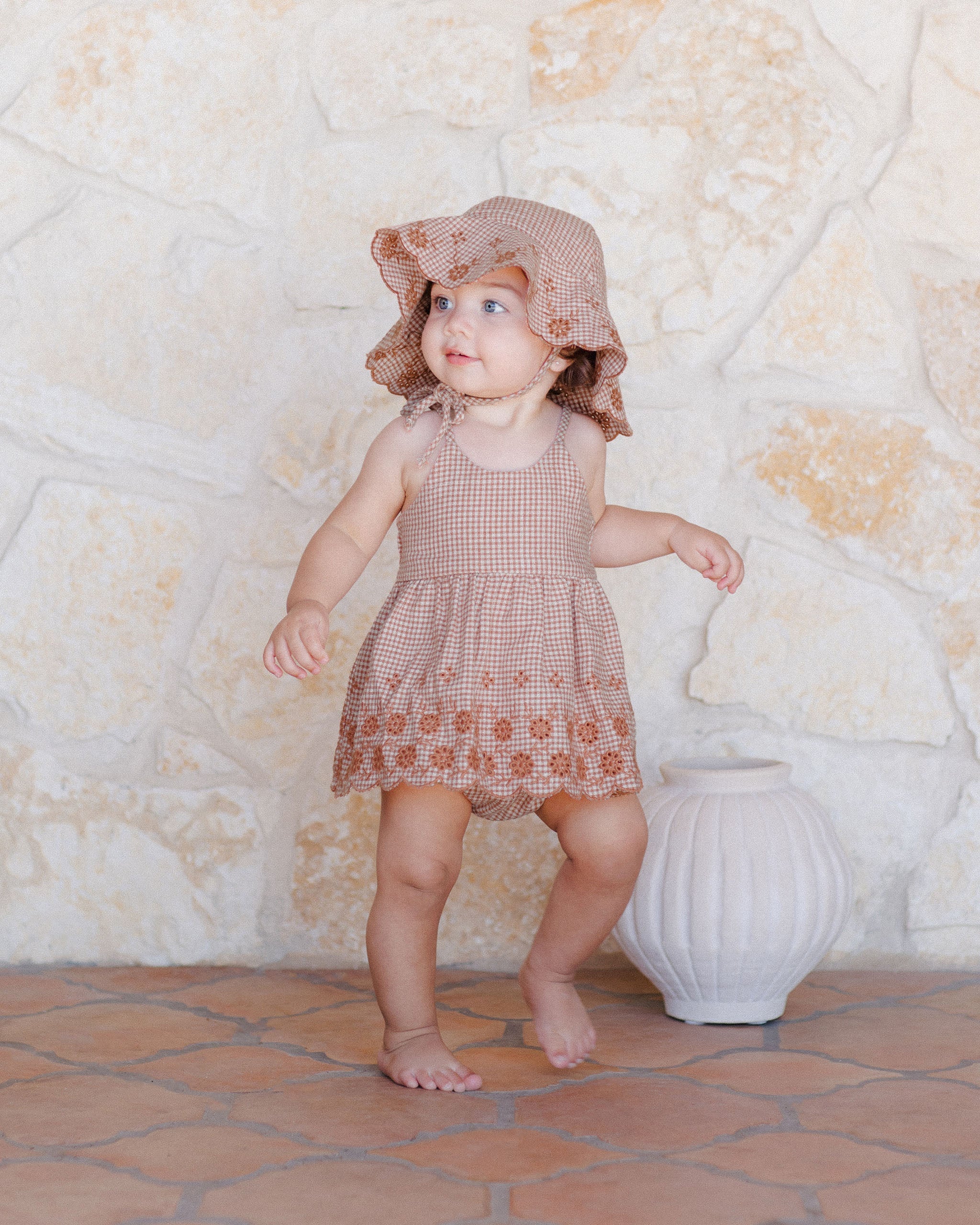 Floppy Sun Hat || Poppy Gingham