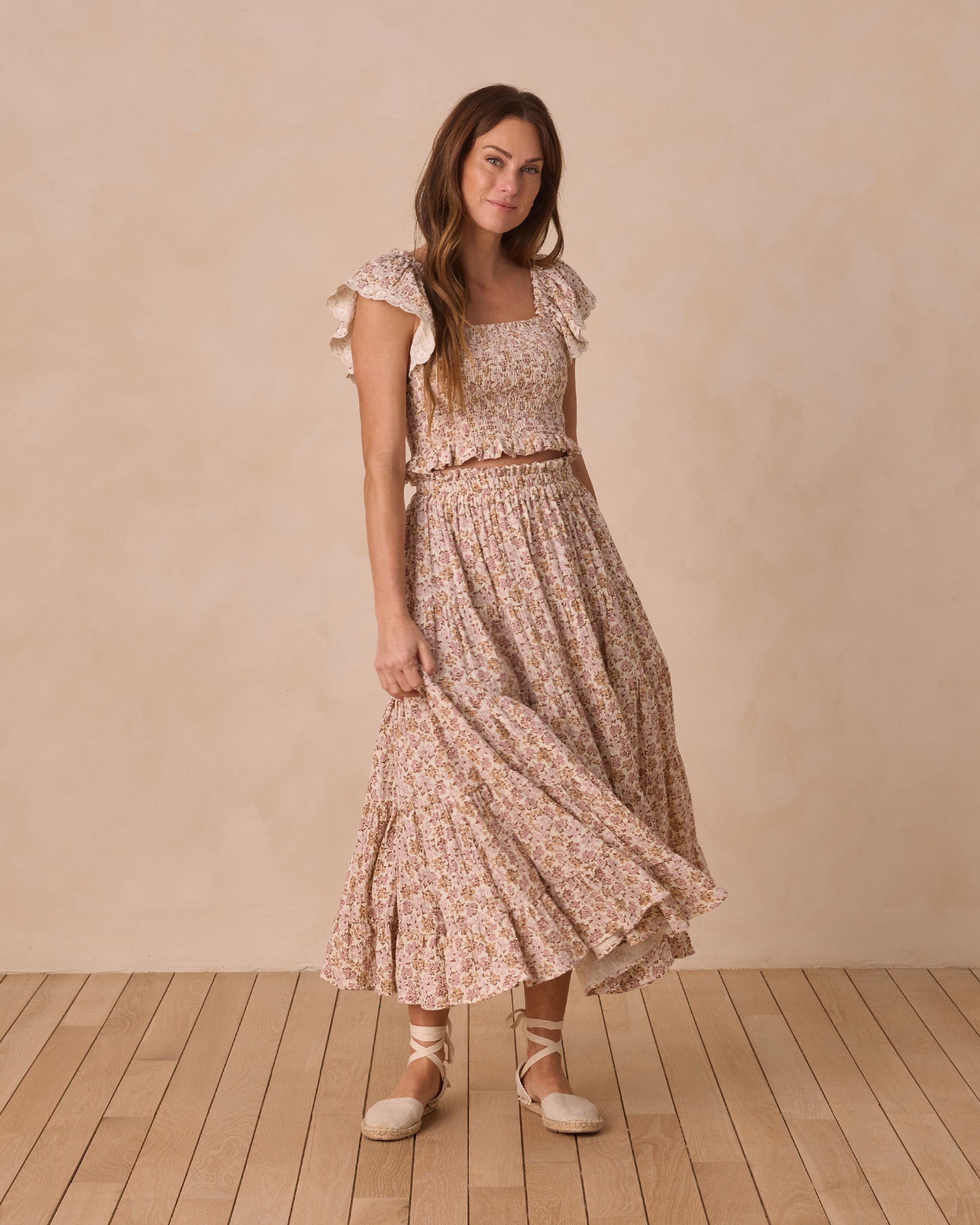 Ruffle Tiered Maxi Skirt | Wildflower