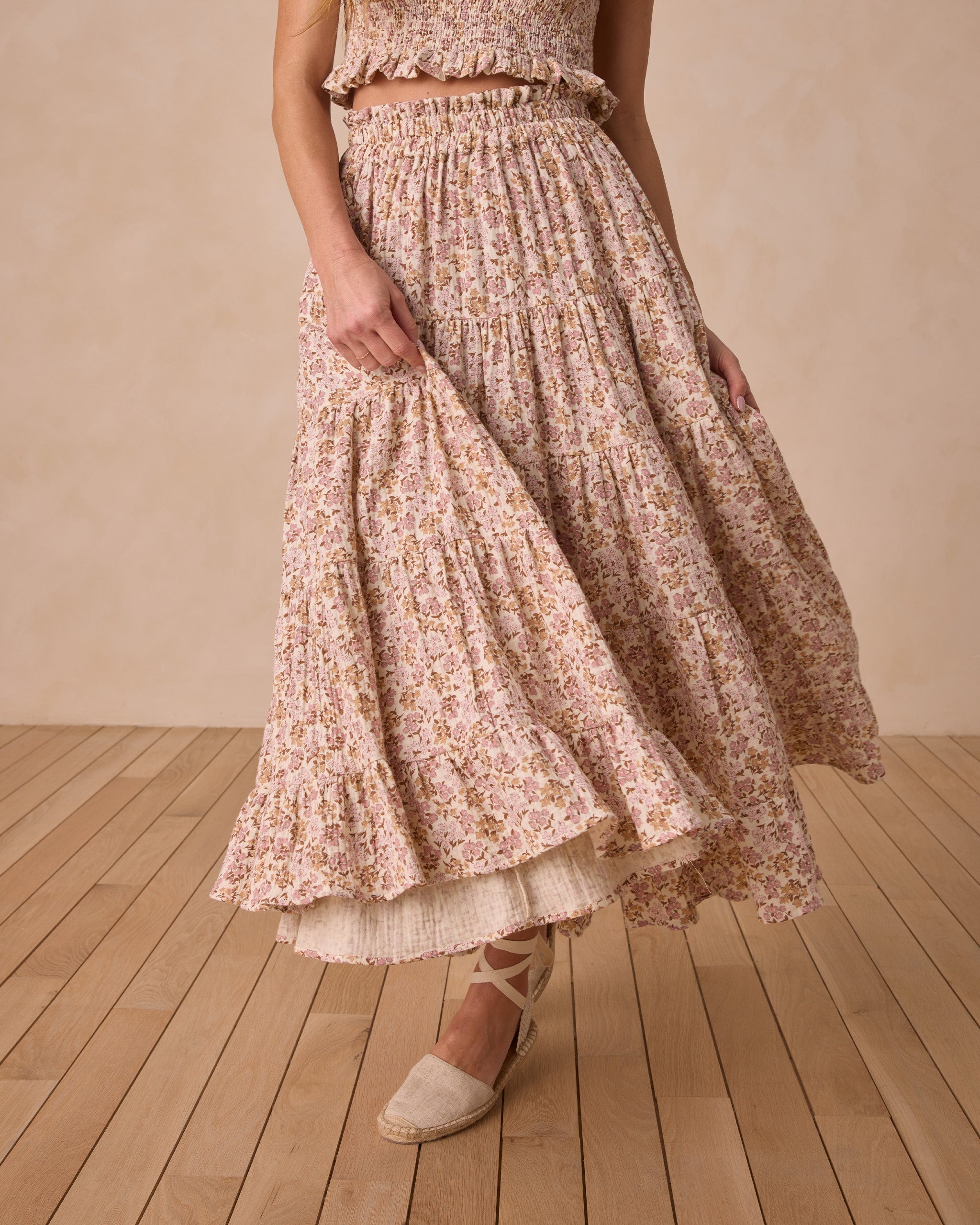 Ruffle Tiered Maxi Skirt | Wildflower