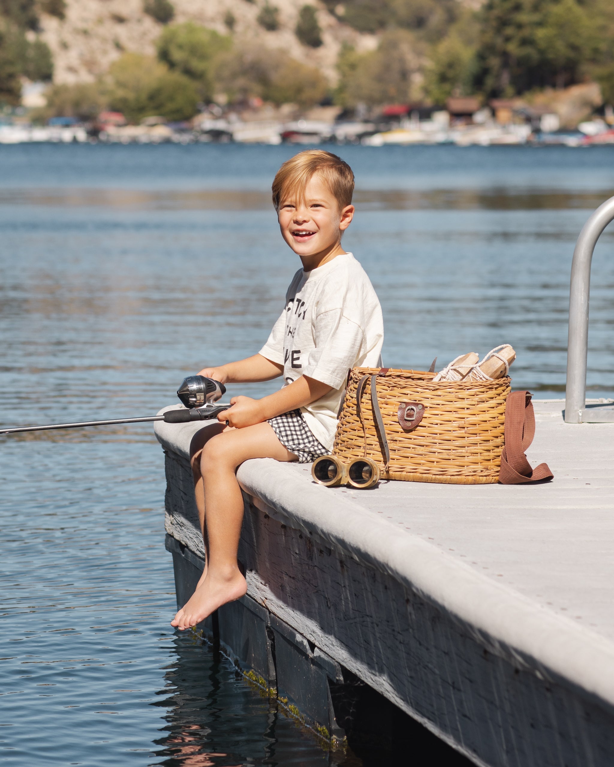 Relaxed Tee Catch The Wave - Rylee + Cru | Kids Clothes | Trendy Baby Clothes | Modern Infant Outfits |