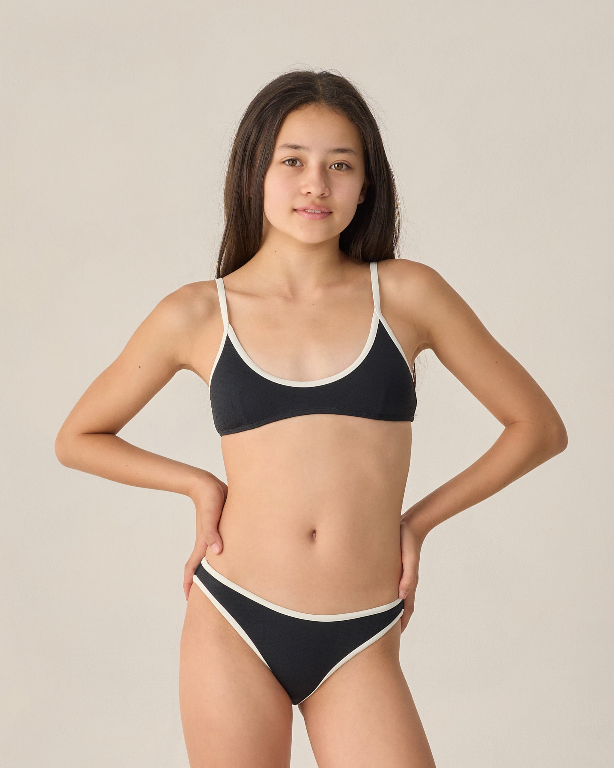 Teen Cora Bikini Set Black - Rylee + Cru | Kids Clothes | Trendy Baby Clothes | Modern Infant Outfits |
