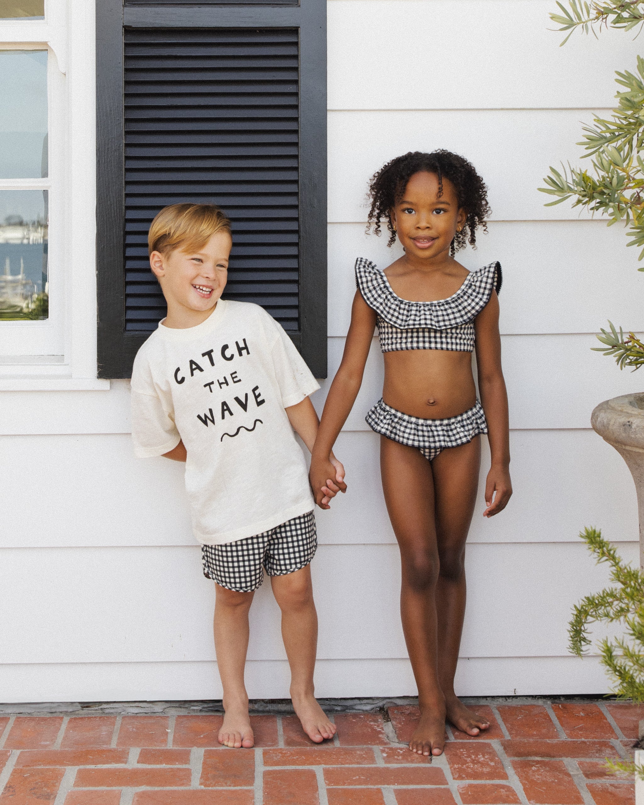 Relaxed Tee Catch The Wave - Rylee + Cru | Kids Clothes | Trendy Baby Clothes | Modern Infant Outfits |