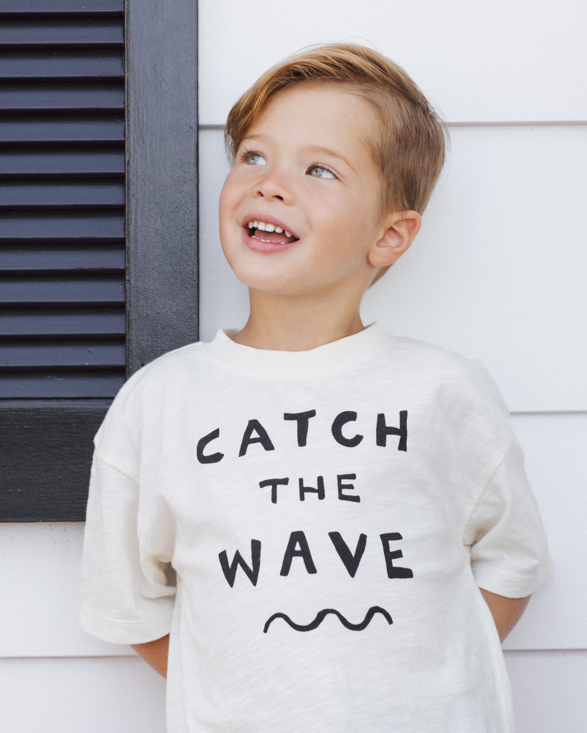 Relaxed Tee Catch The Wave - Rylee + Cru | Kids Clothes | Trendy Baby Clothes | Modern Infant Outfits |