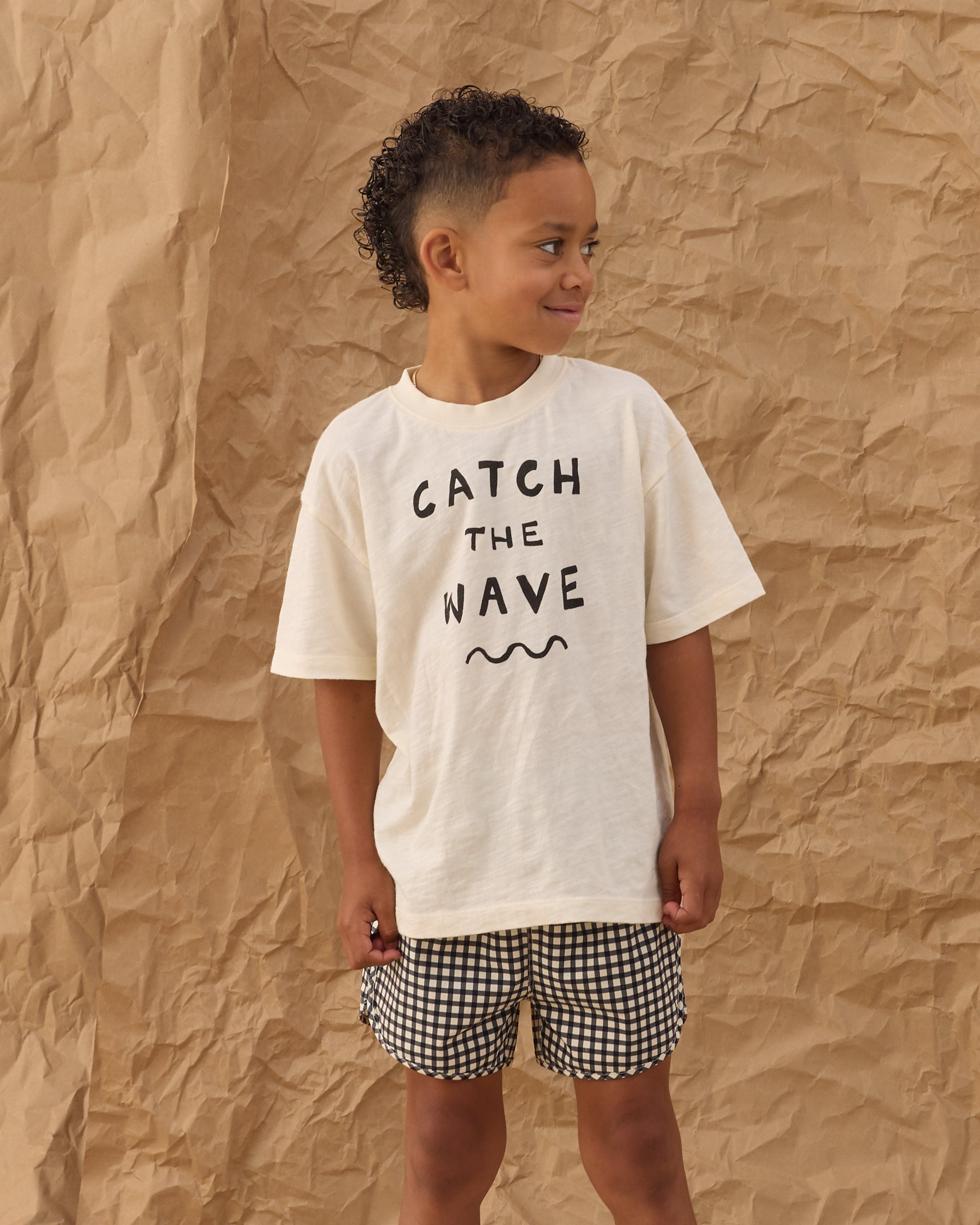 Relaxed Tee Catch The Wave - Rylee + Cru | Kids Clothes | Trendy Baby Clothes | Modern Infant Outfits |