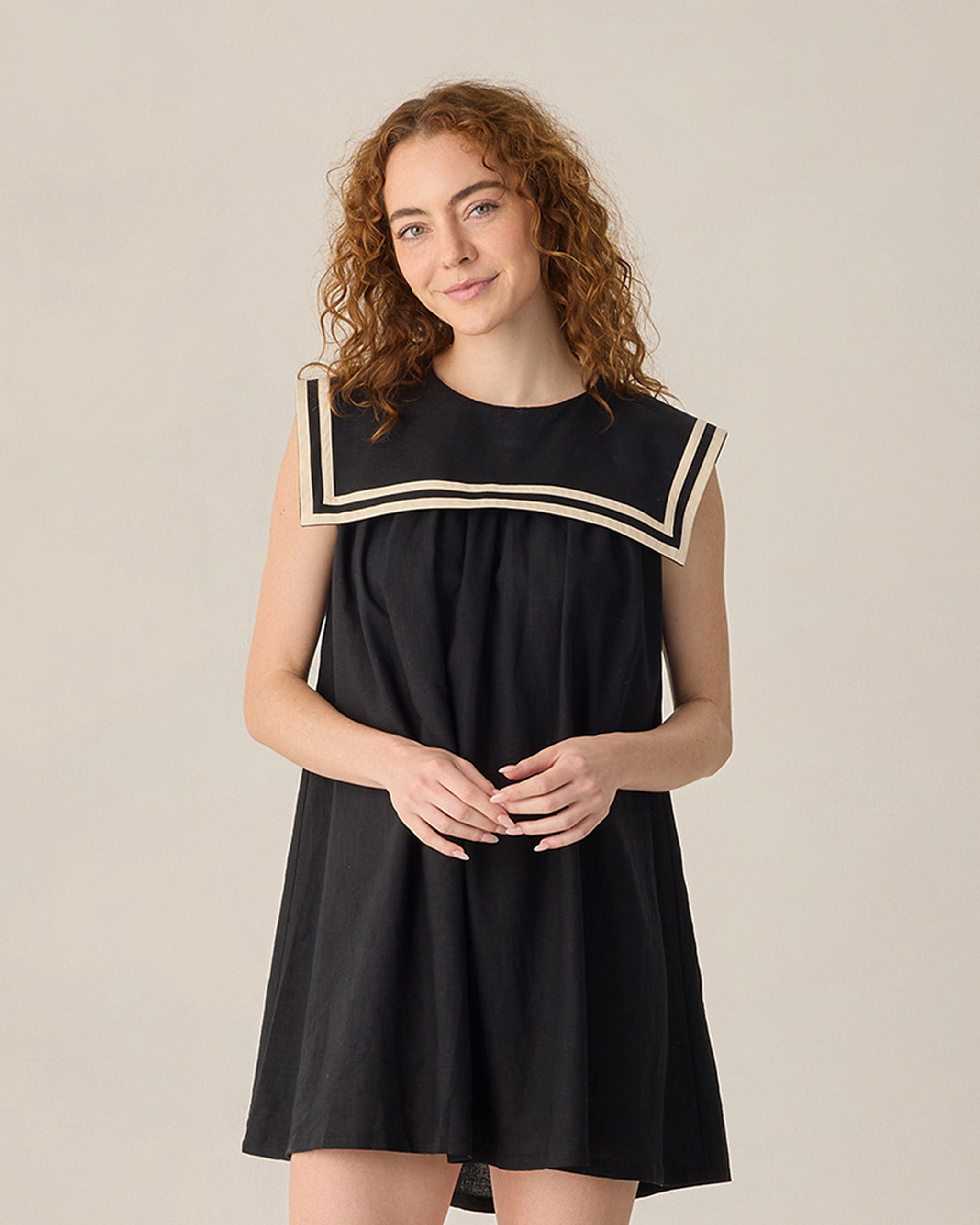 Women's Sailor Dress Black – Rylee + Cru Canada