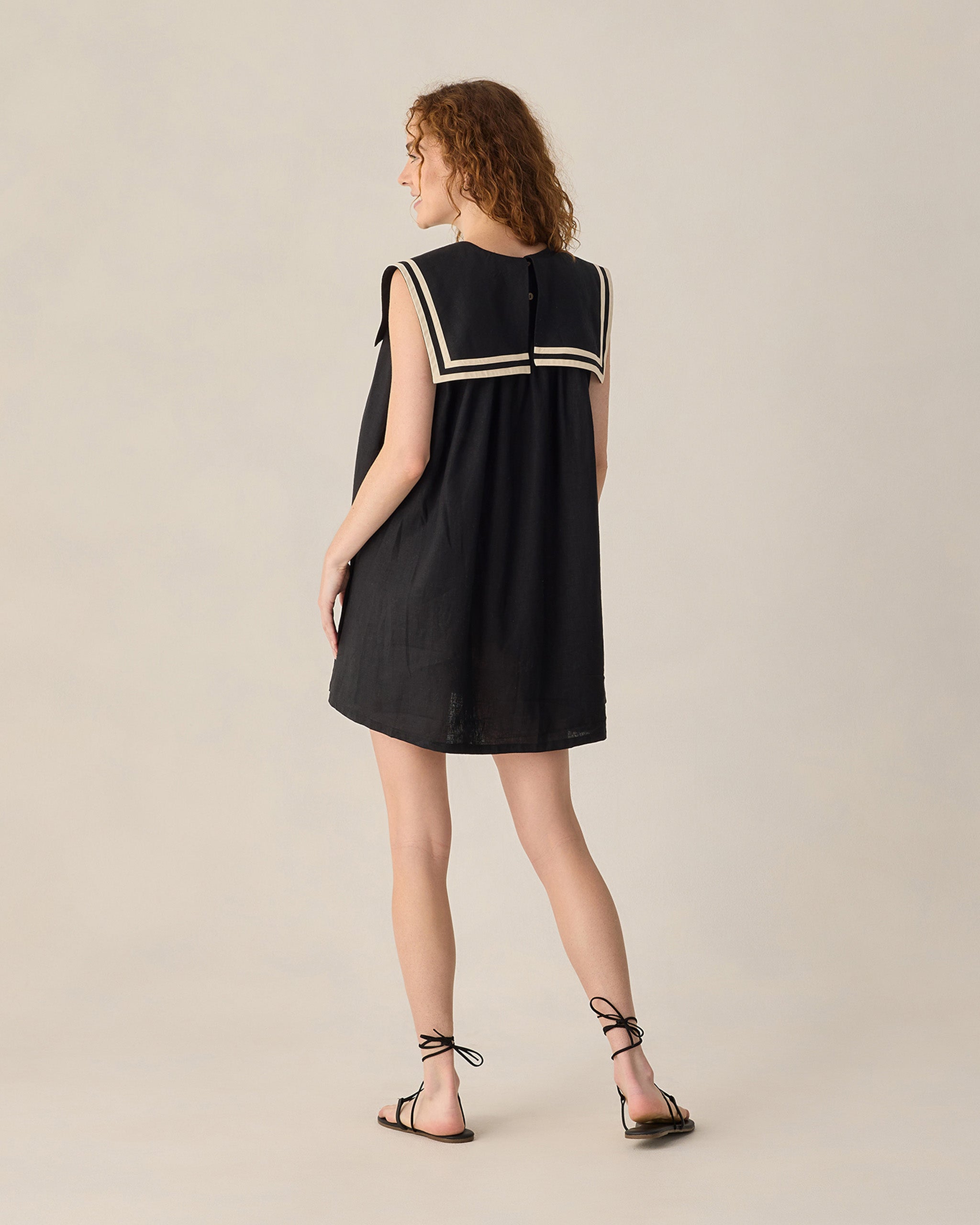 Women's Sailor Dress Black - Rylee + Cru | Kids Clothes | Trendy Baby Clothes | Modern Infant Outfits |