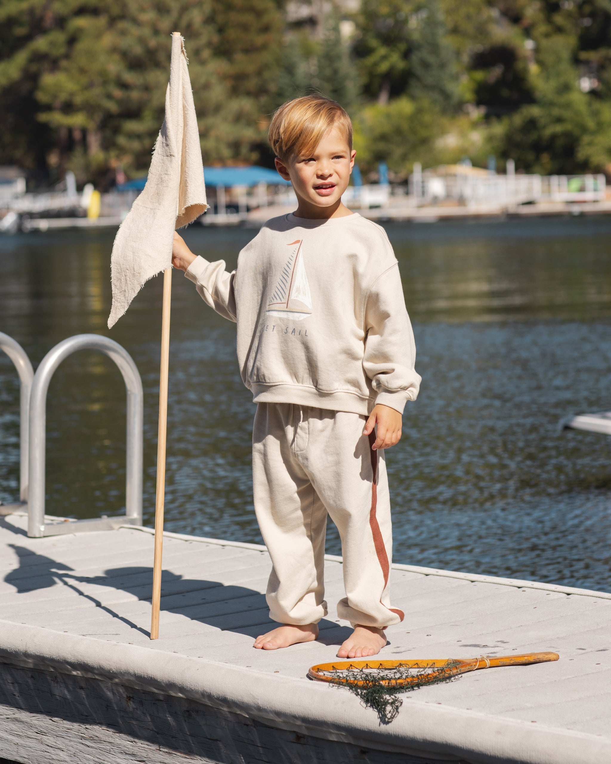 Oversized Sweatshirt Set Sail