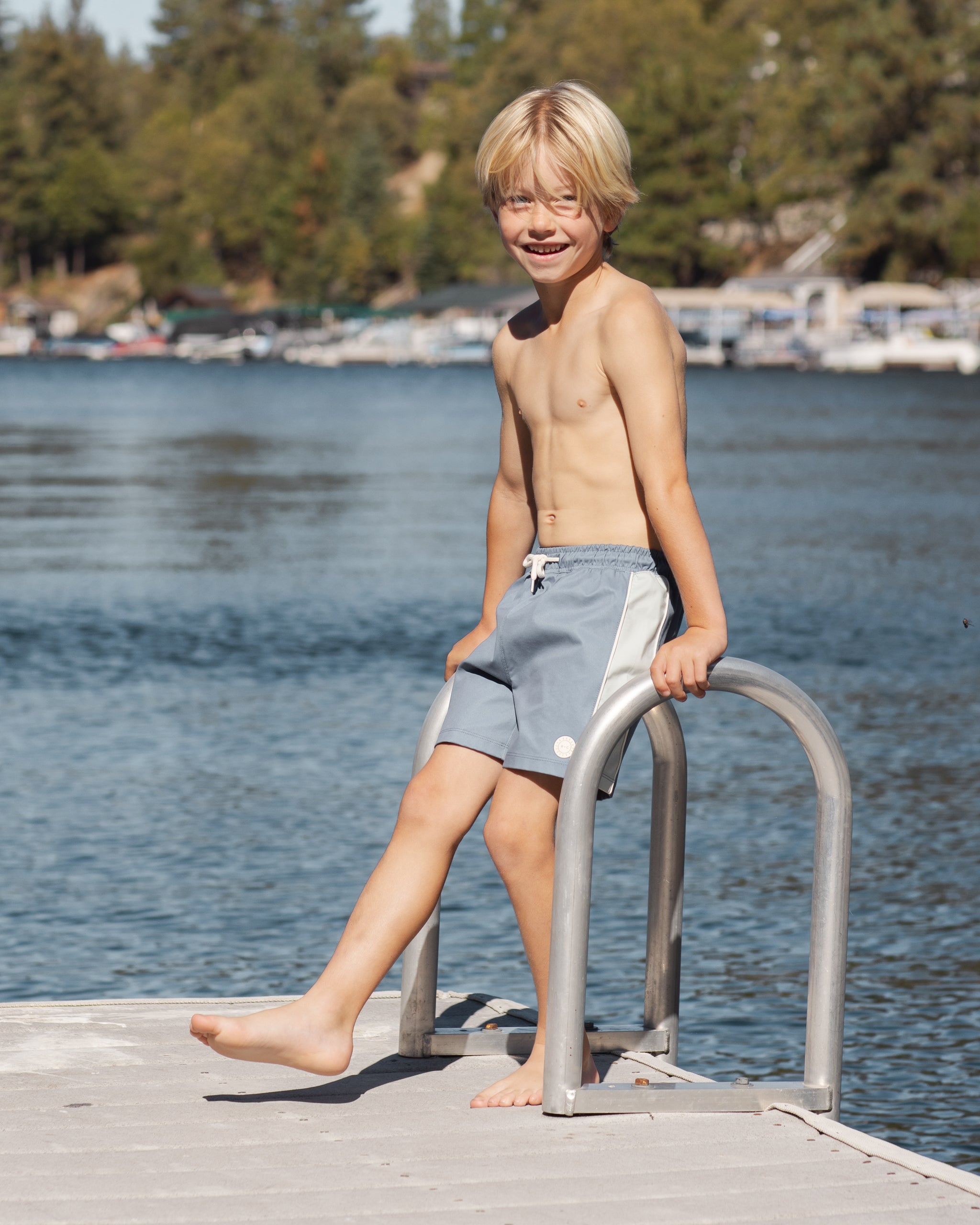 Paneled Boardshort Marine