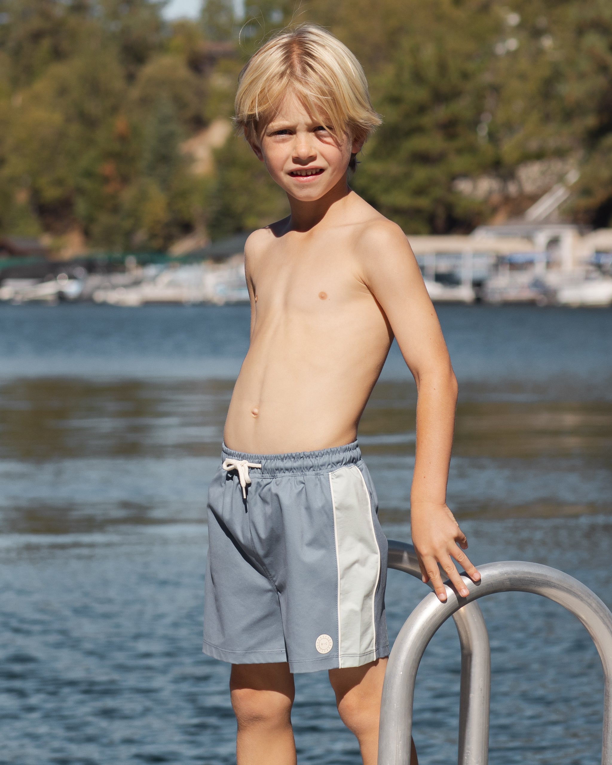 Paneled Boardshort Marine