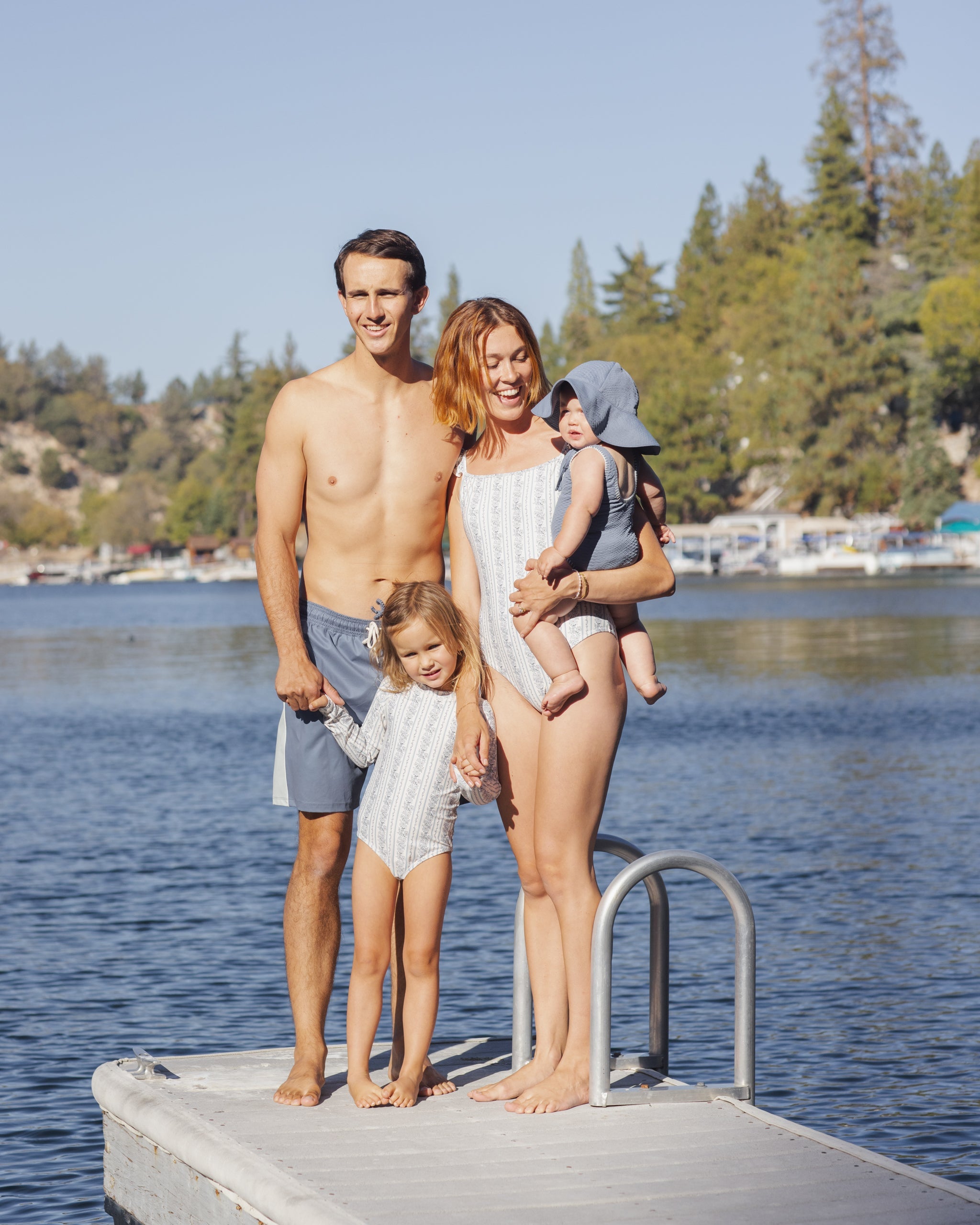 Women's Sky One-Piece Blue Floral