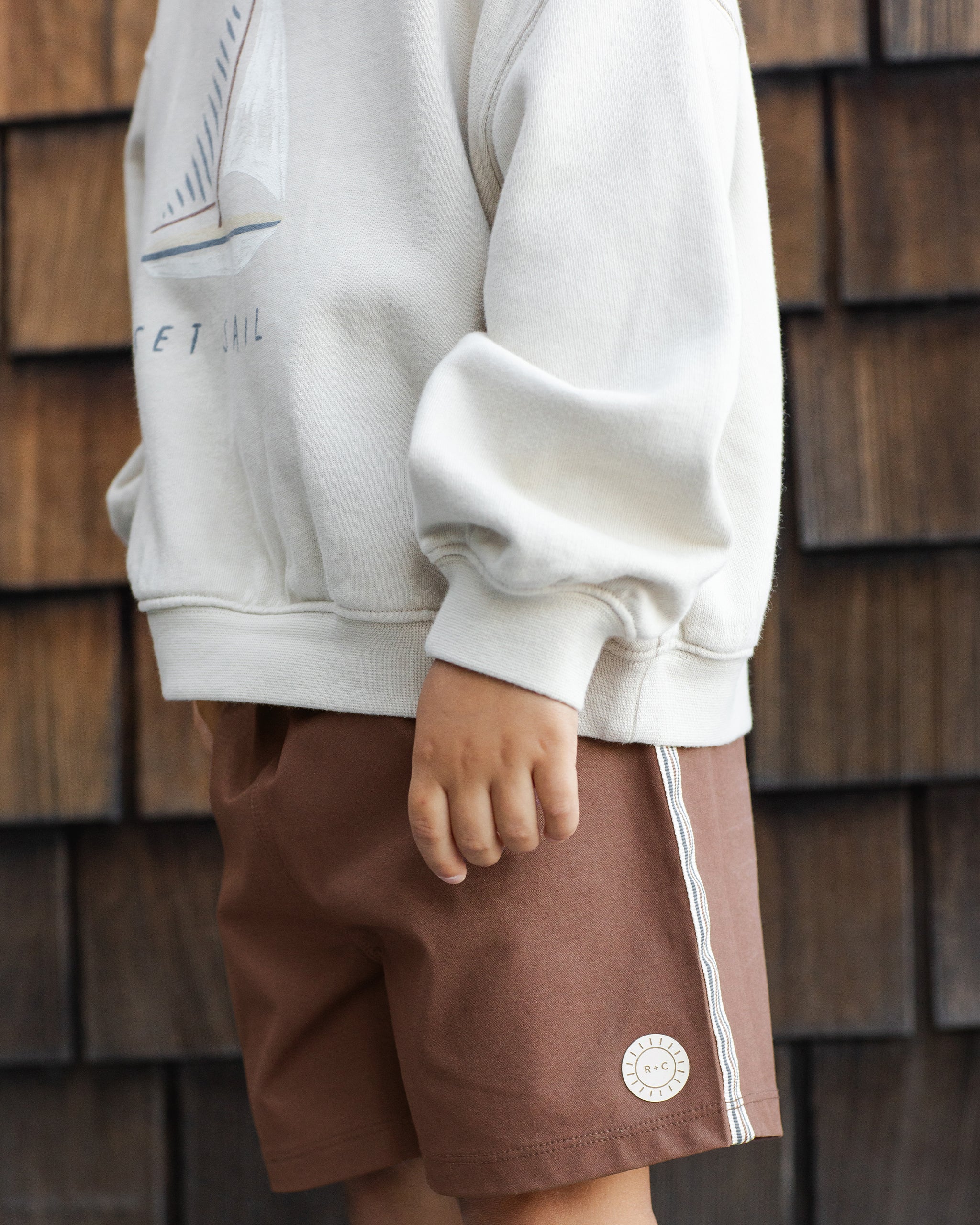 Paneled Boardshort Chocolate