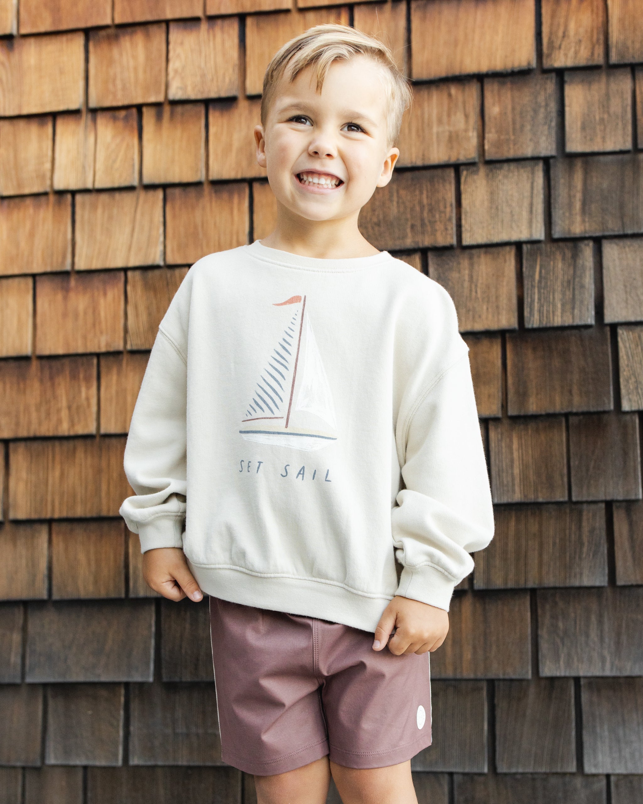 Oversized Sweatshirt Set Sail