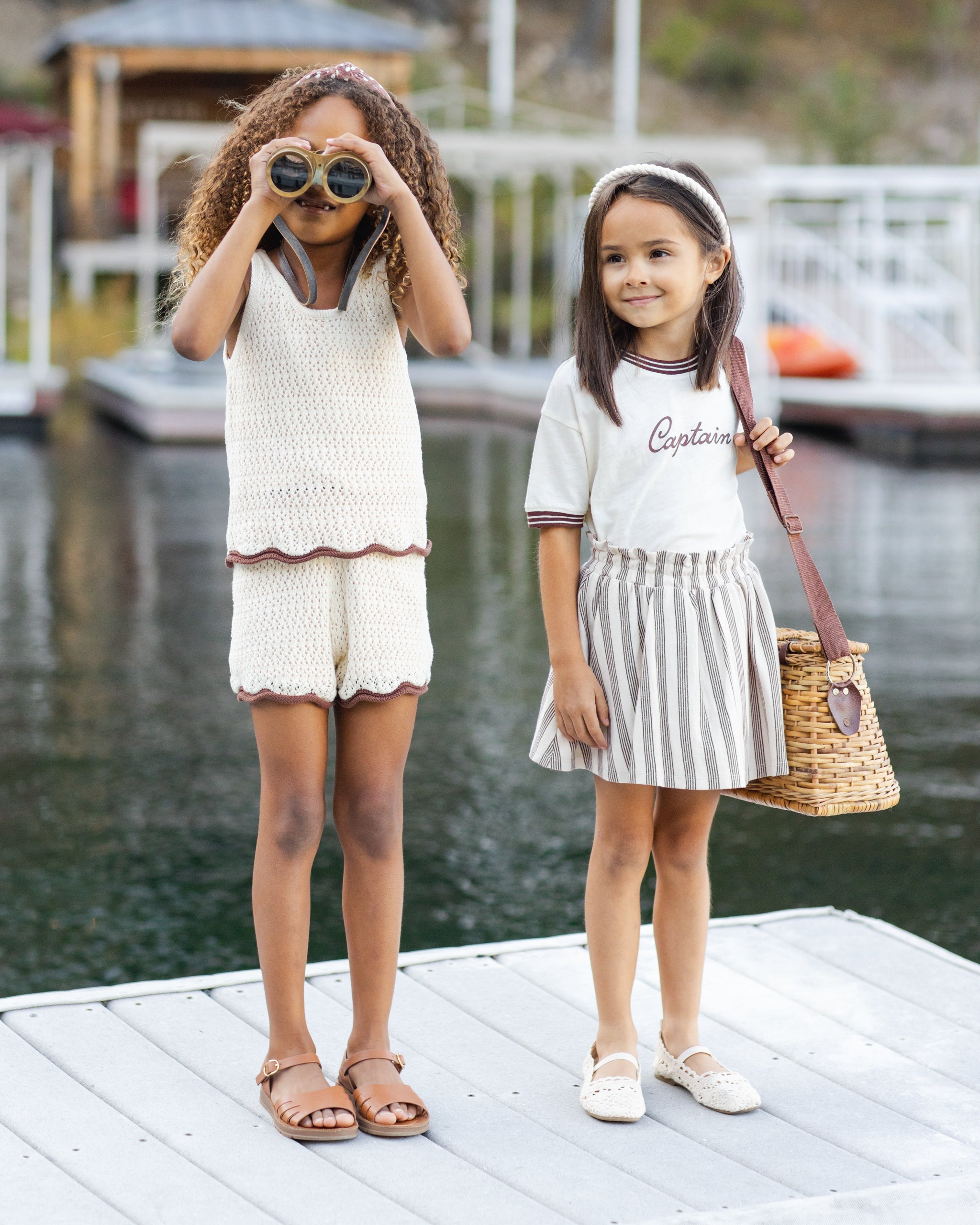 Crochet Tank Set Natural