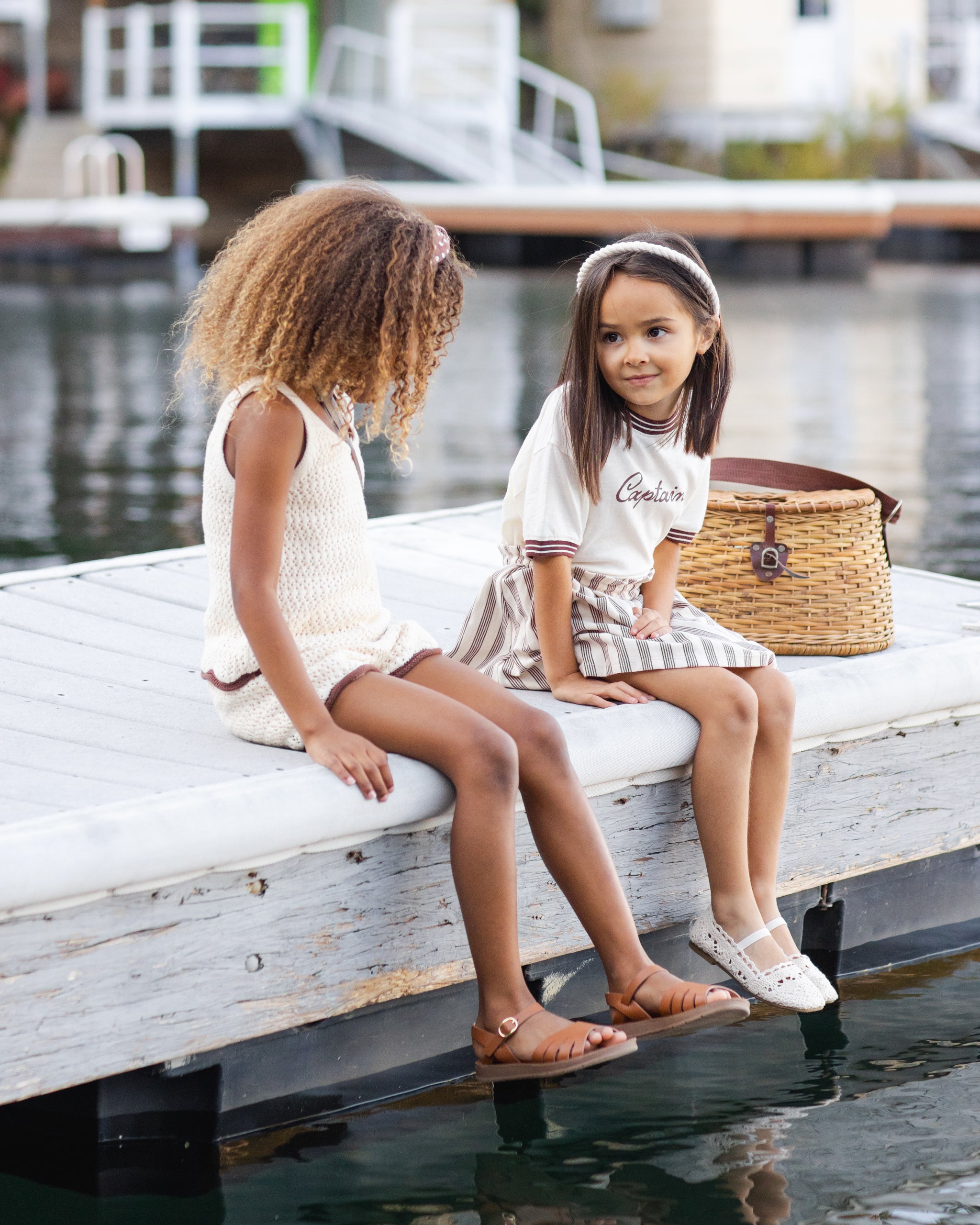 Crochet Tank Set Natural