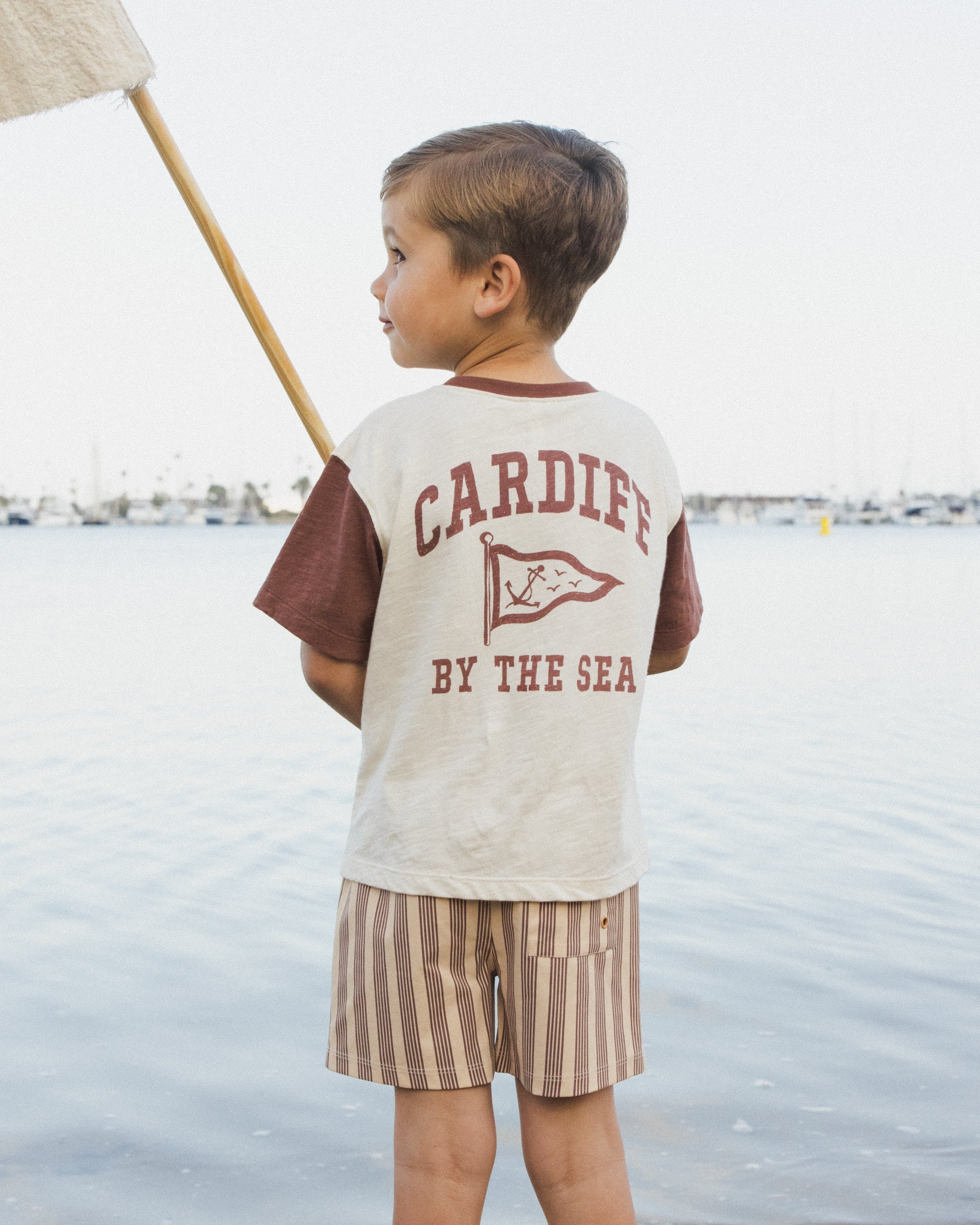 Boardshort Brown Butterscotch Stripe