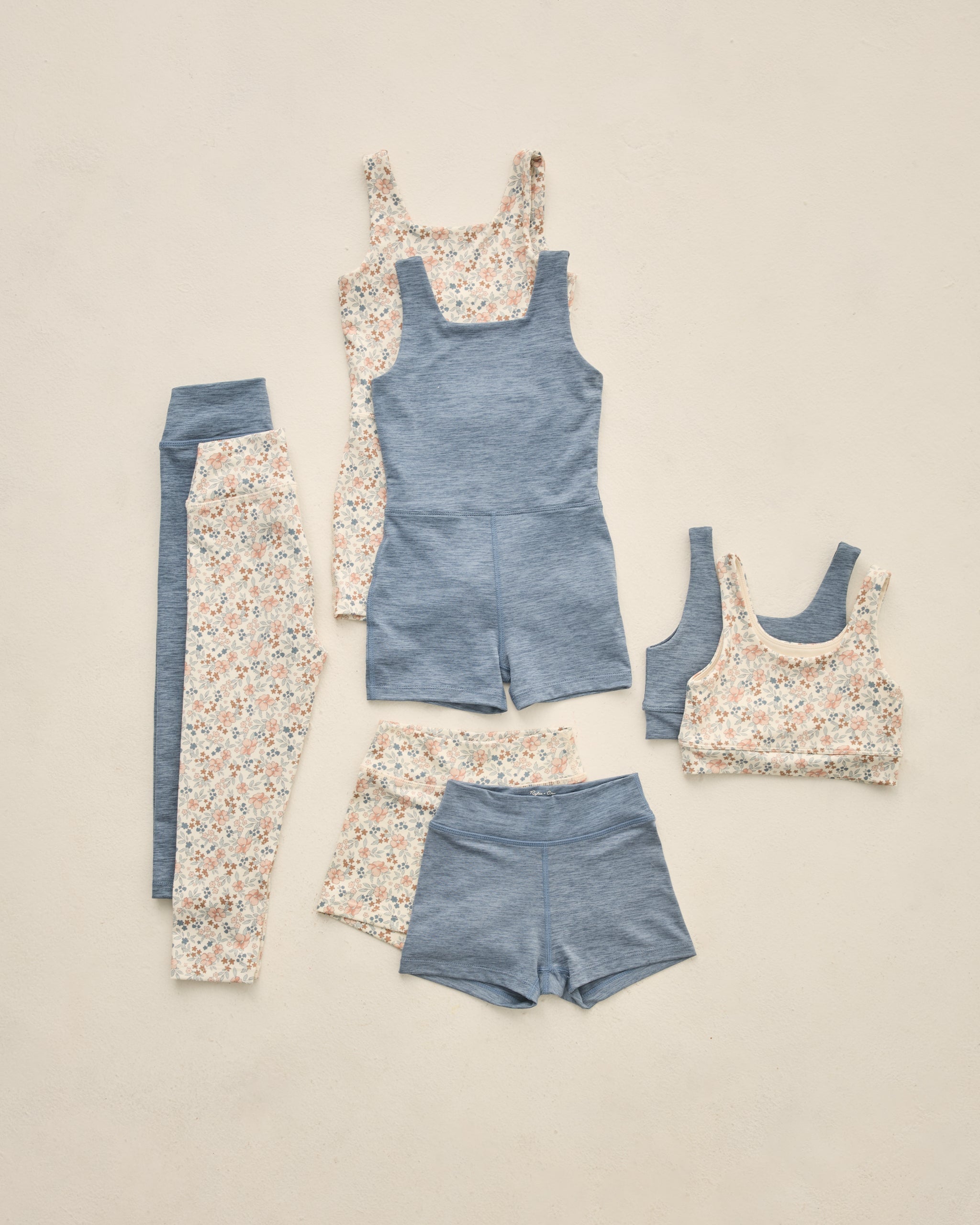 Basic Legging Heathered Marine