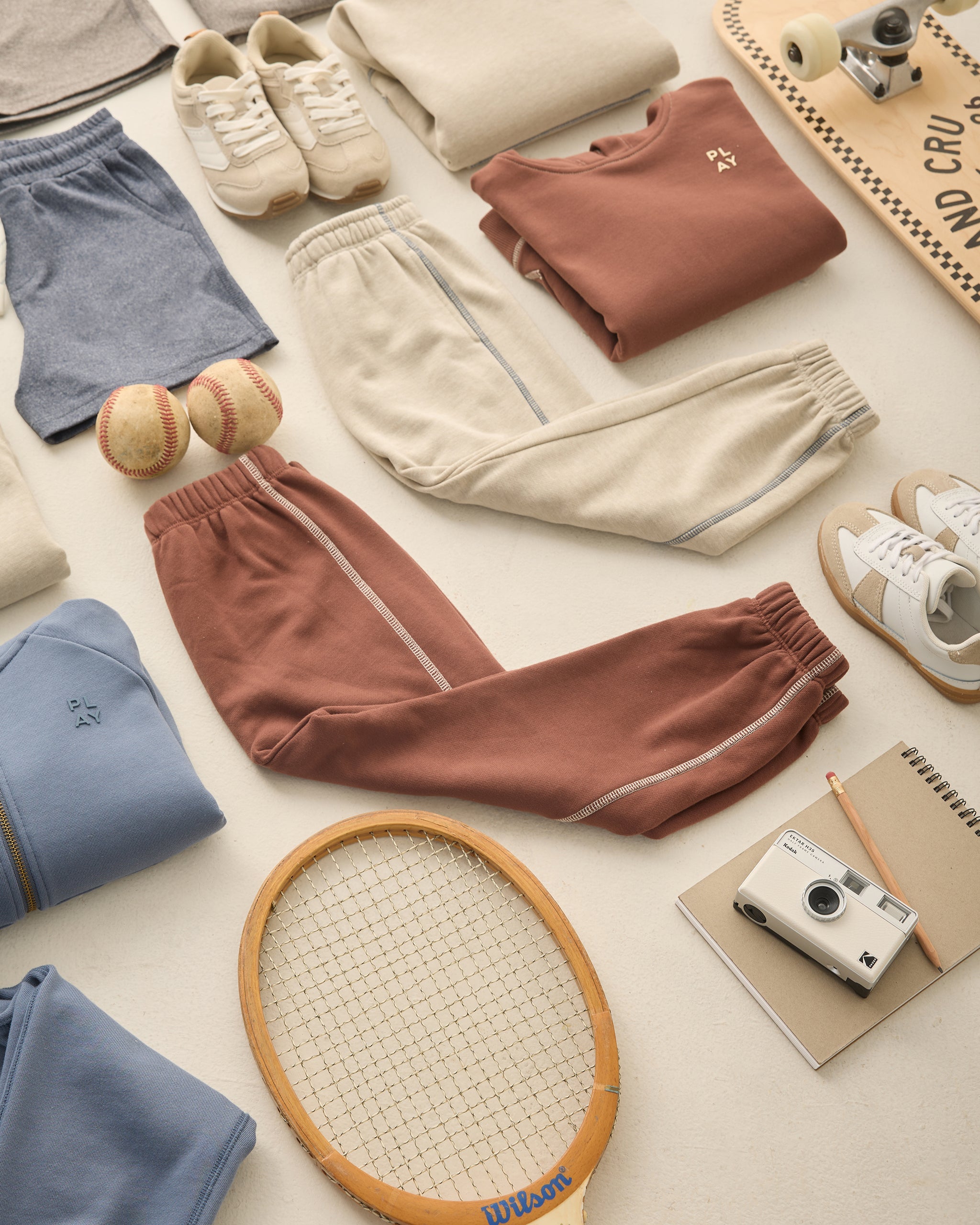 Baggy Sweatpant Heathered Oatmeal