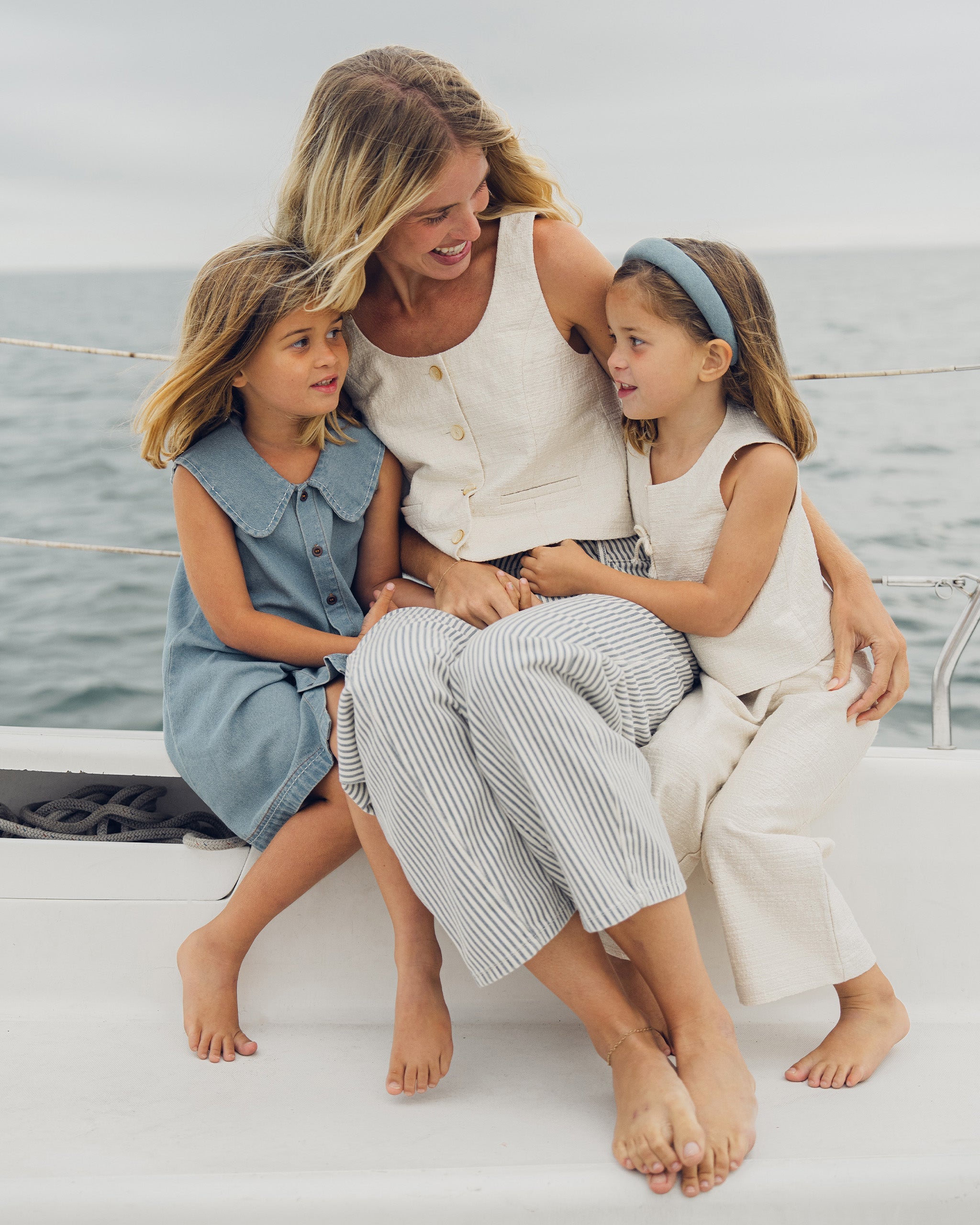 Adria Dress Washed Blue