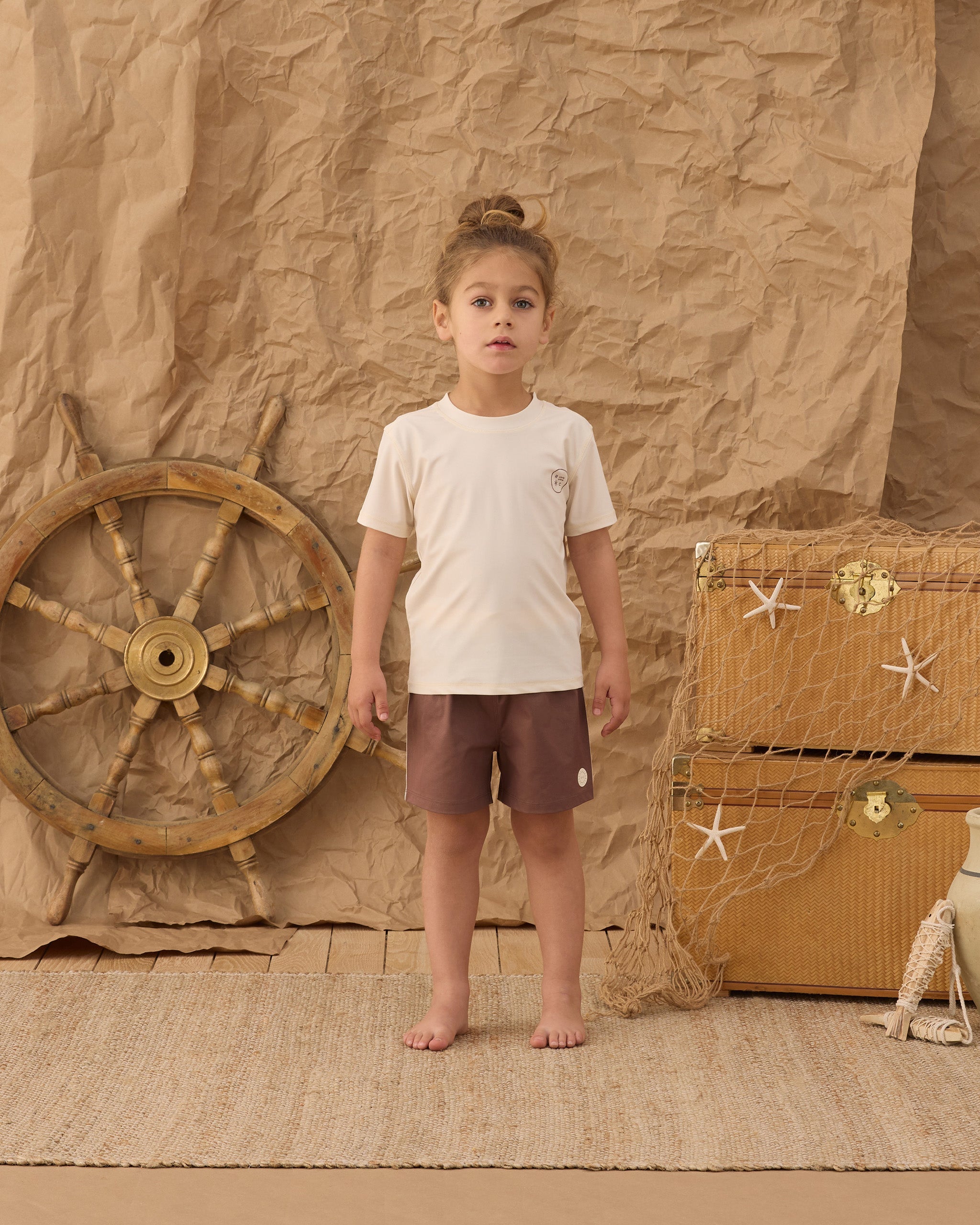 Paneled Boardshort Chocolate