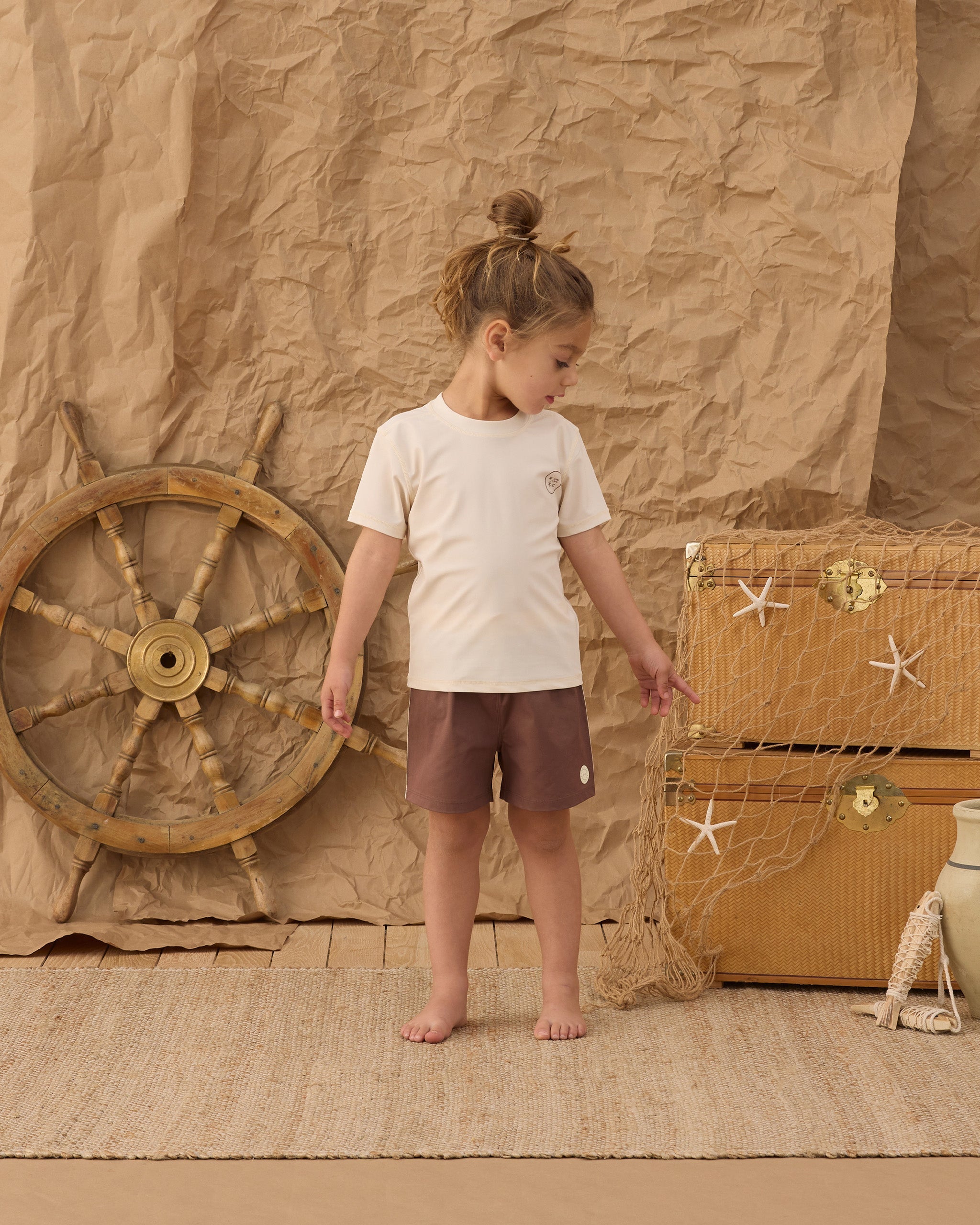 Paneled Boardshort Chocolate