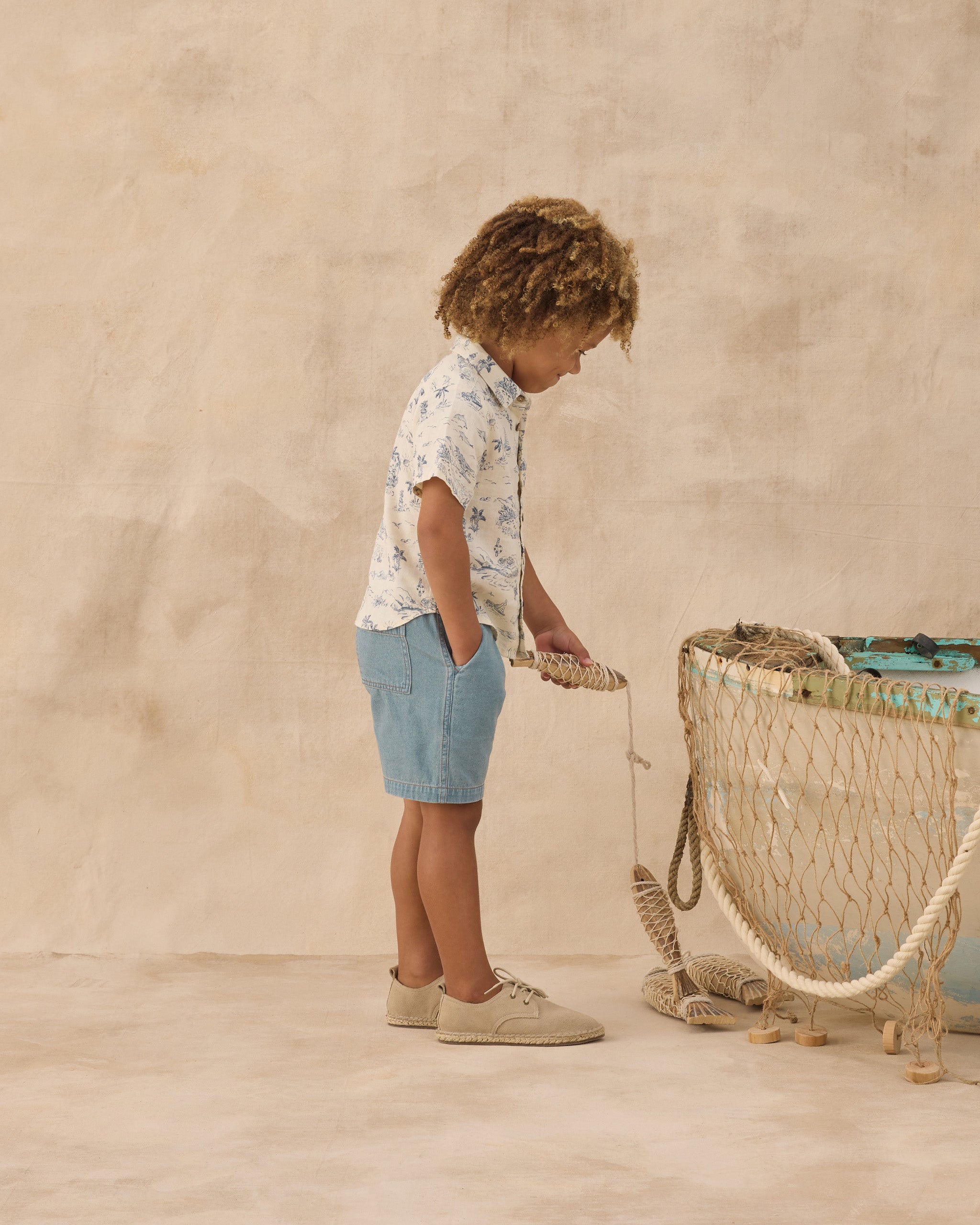 Dawson Short Washed Blue