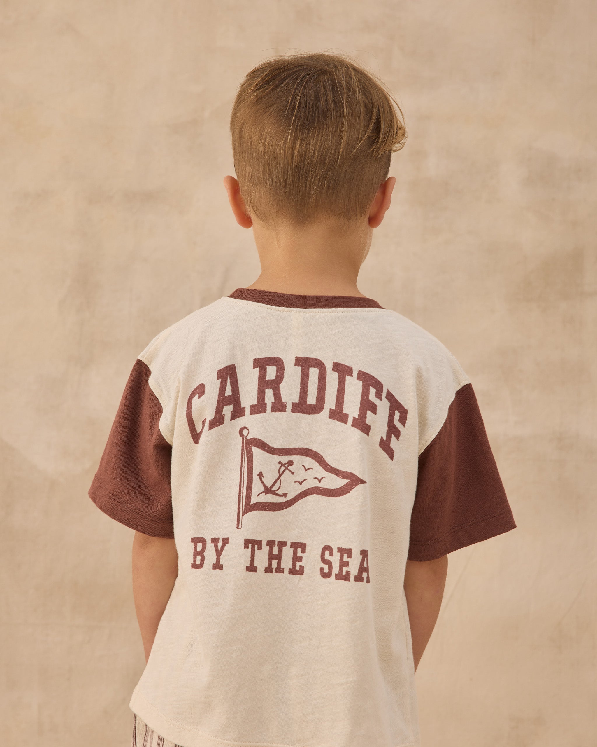 T-shirt à manches courtes contrastées Cardiff By The Sea