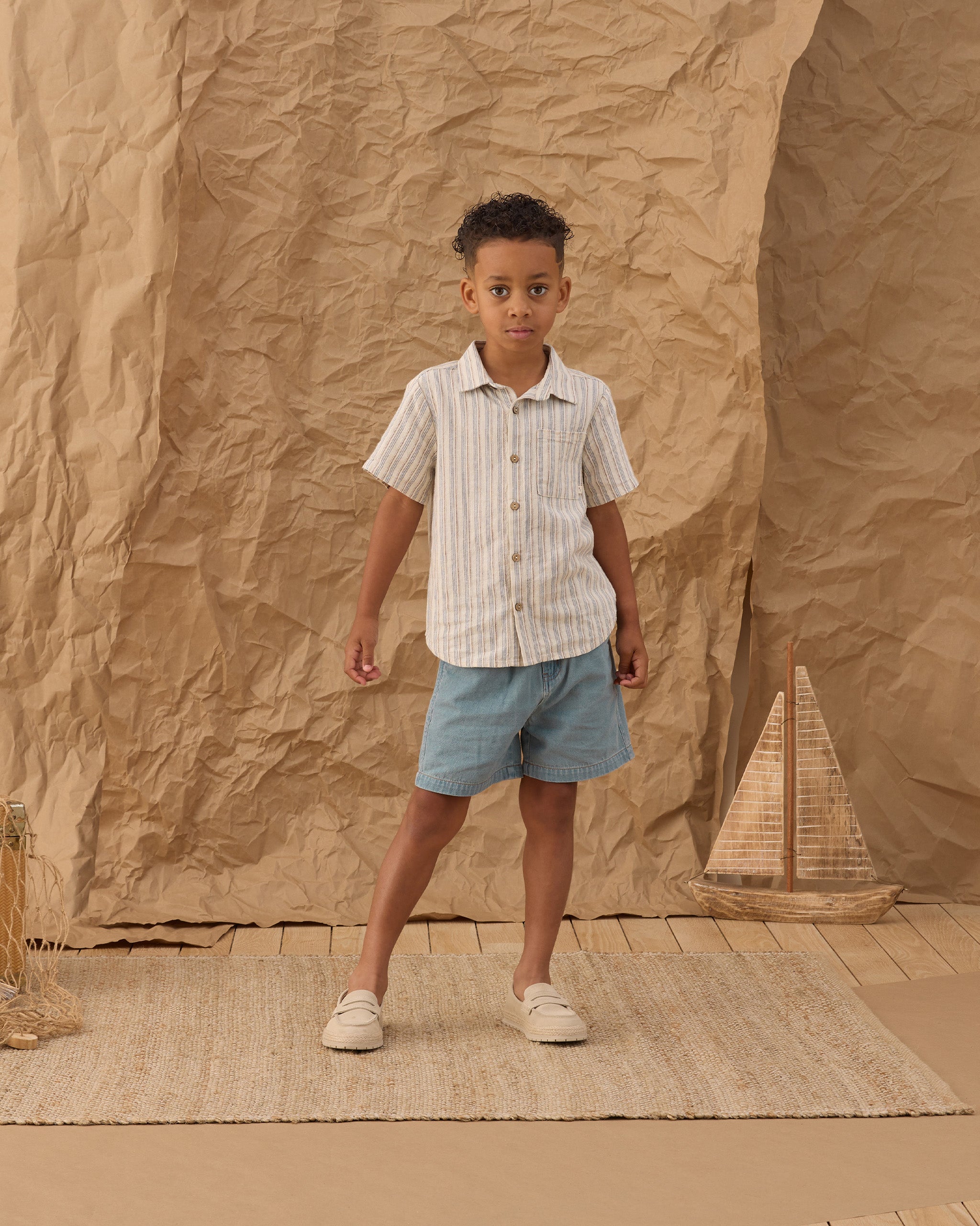 Dawson Short Washed Blue