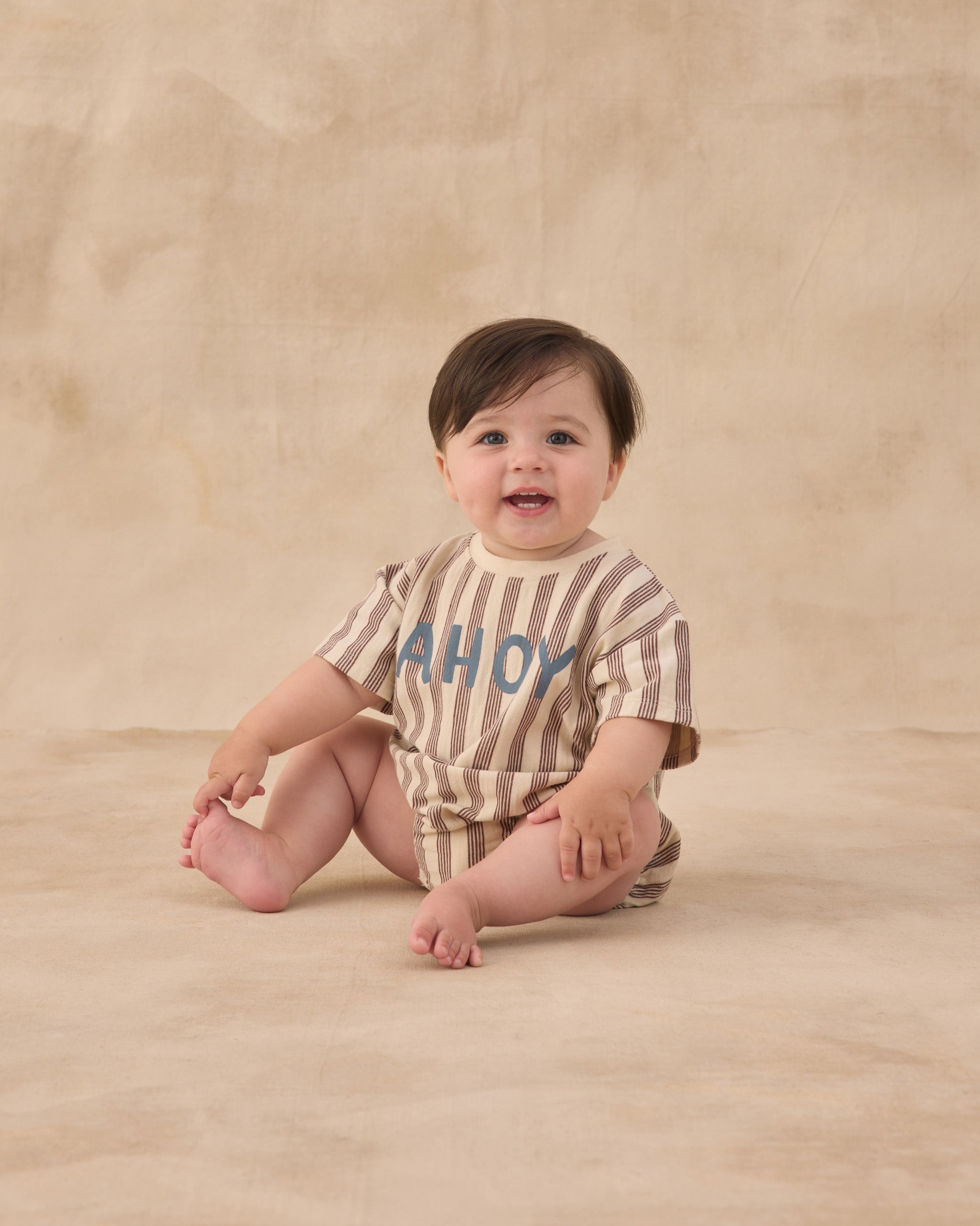 Relaxed Bubble Romper Ahoy