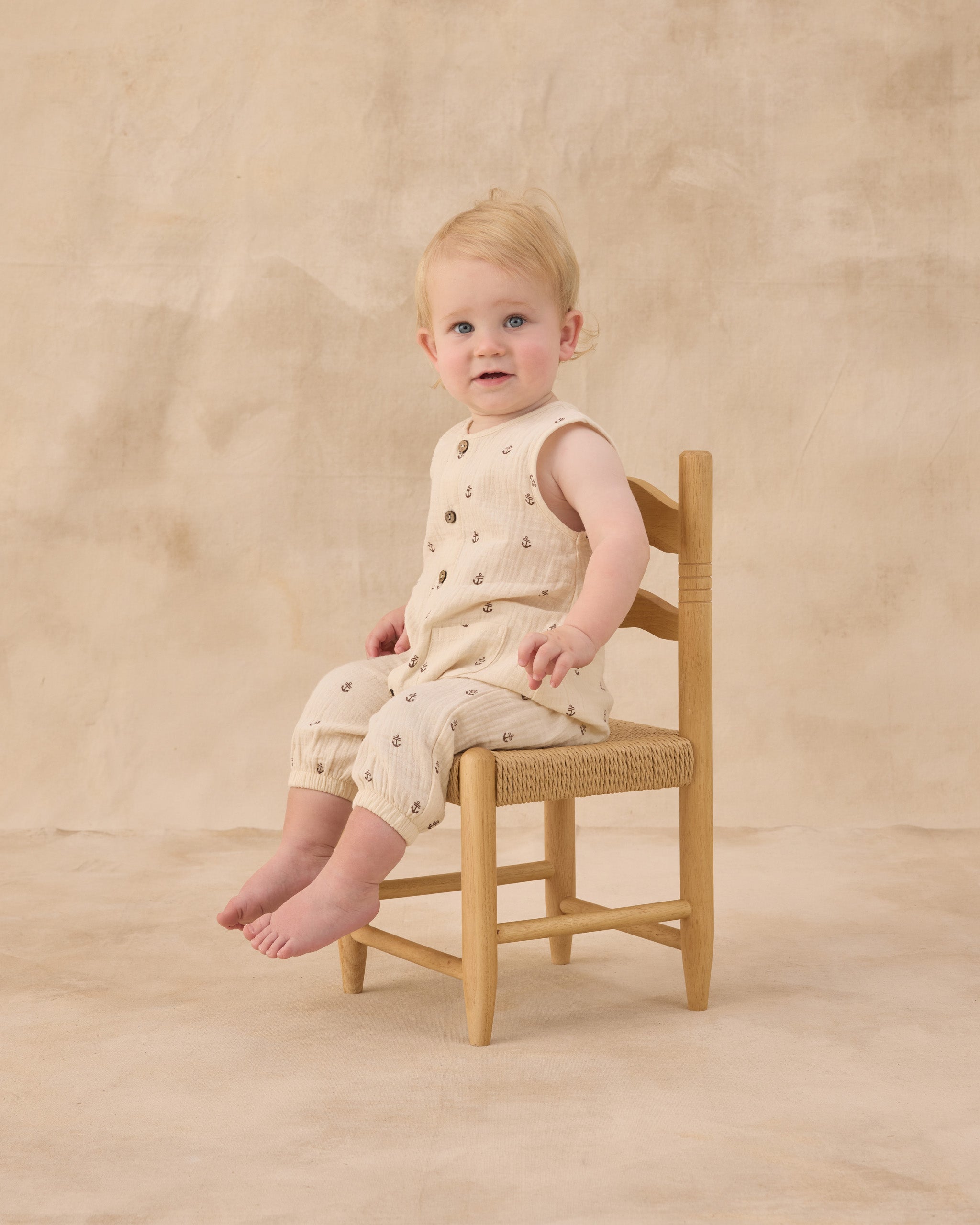 Woven Jumpsuit Anchors