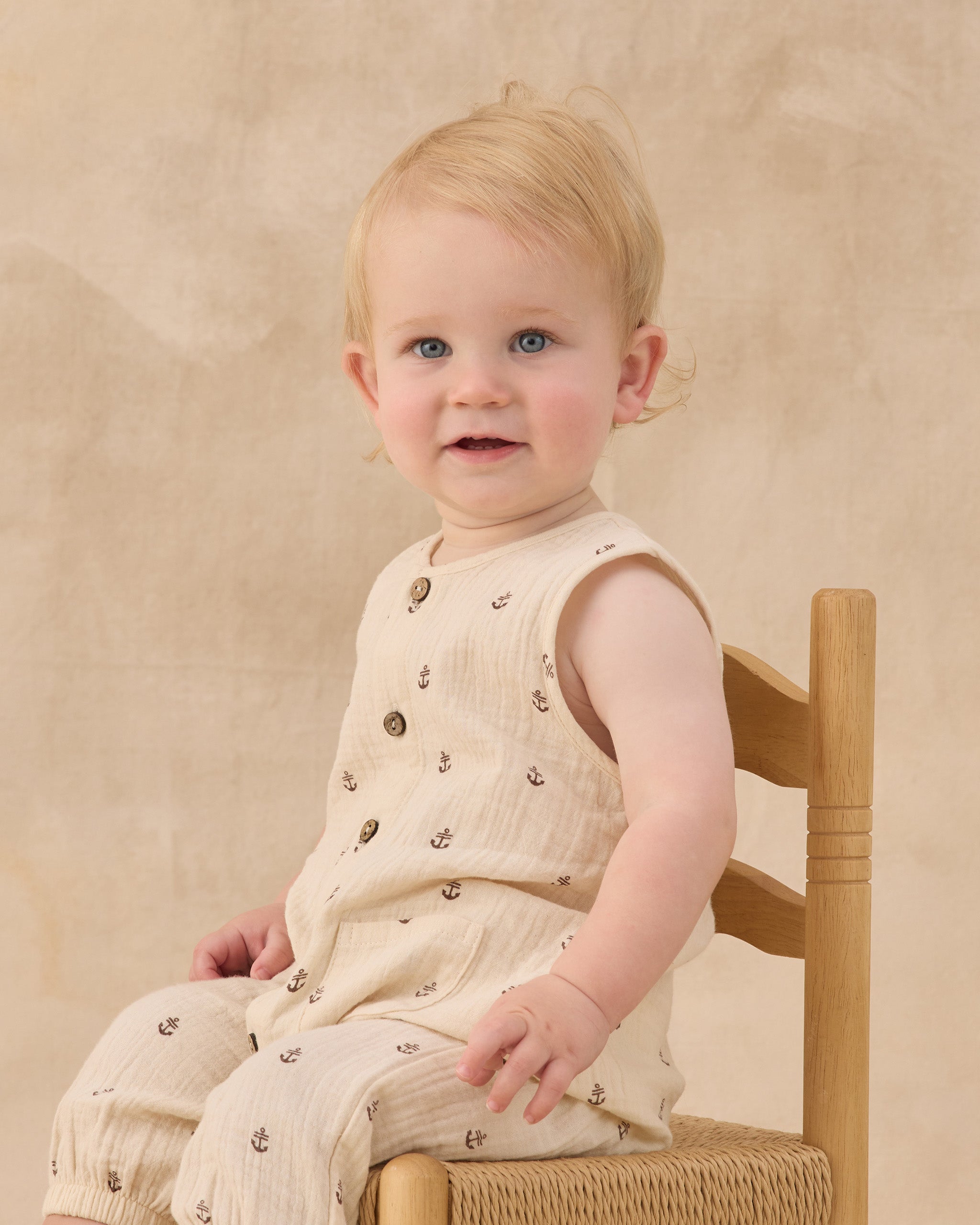 Woven Jumpsuit Anchors