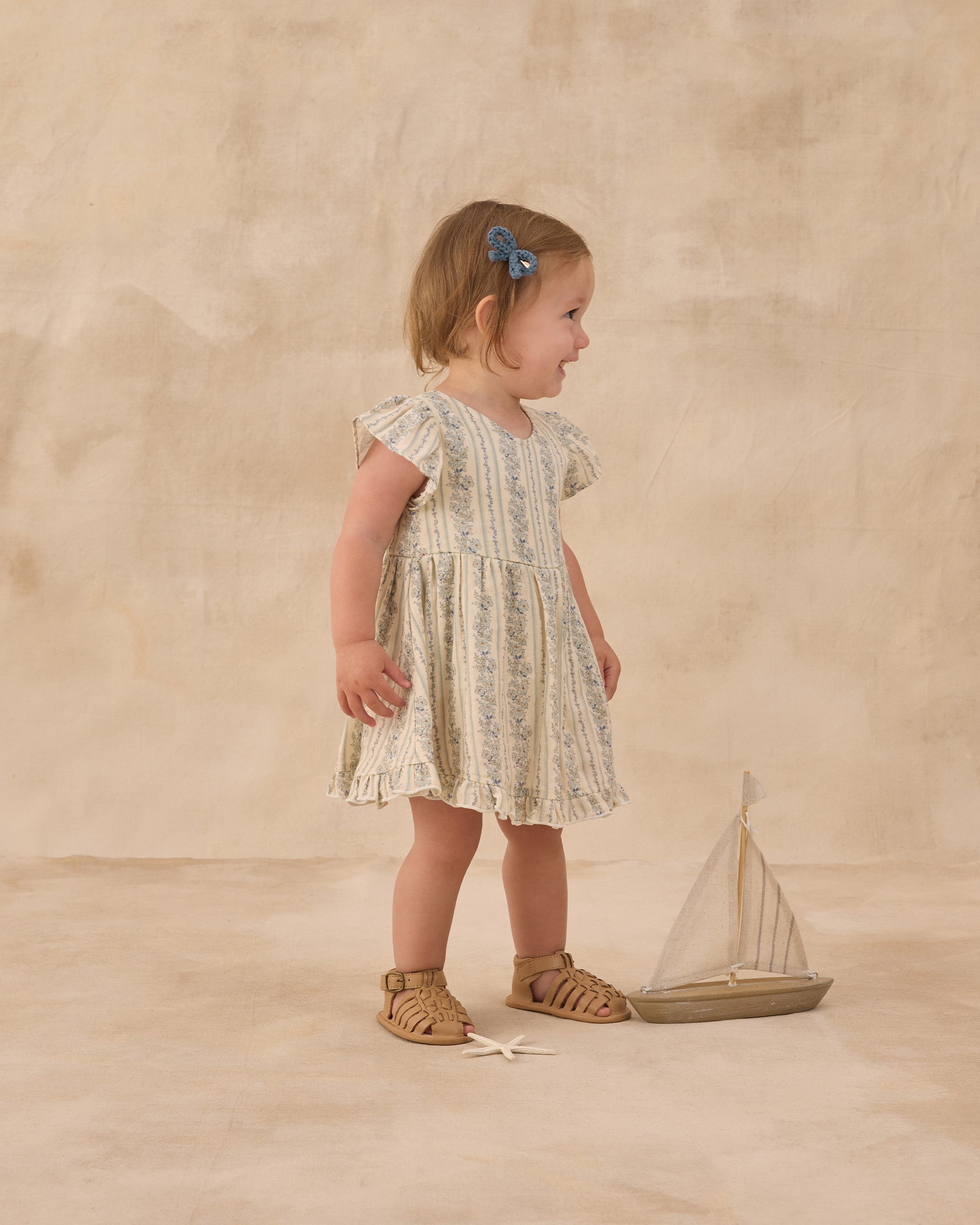 Lila Romper Blue Floral