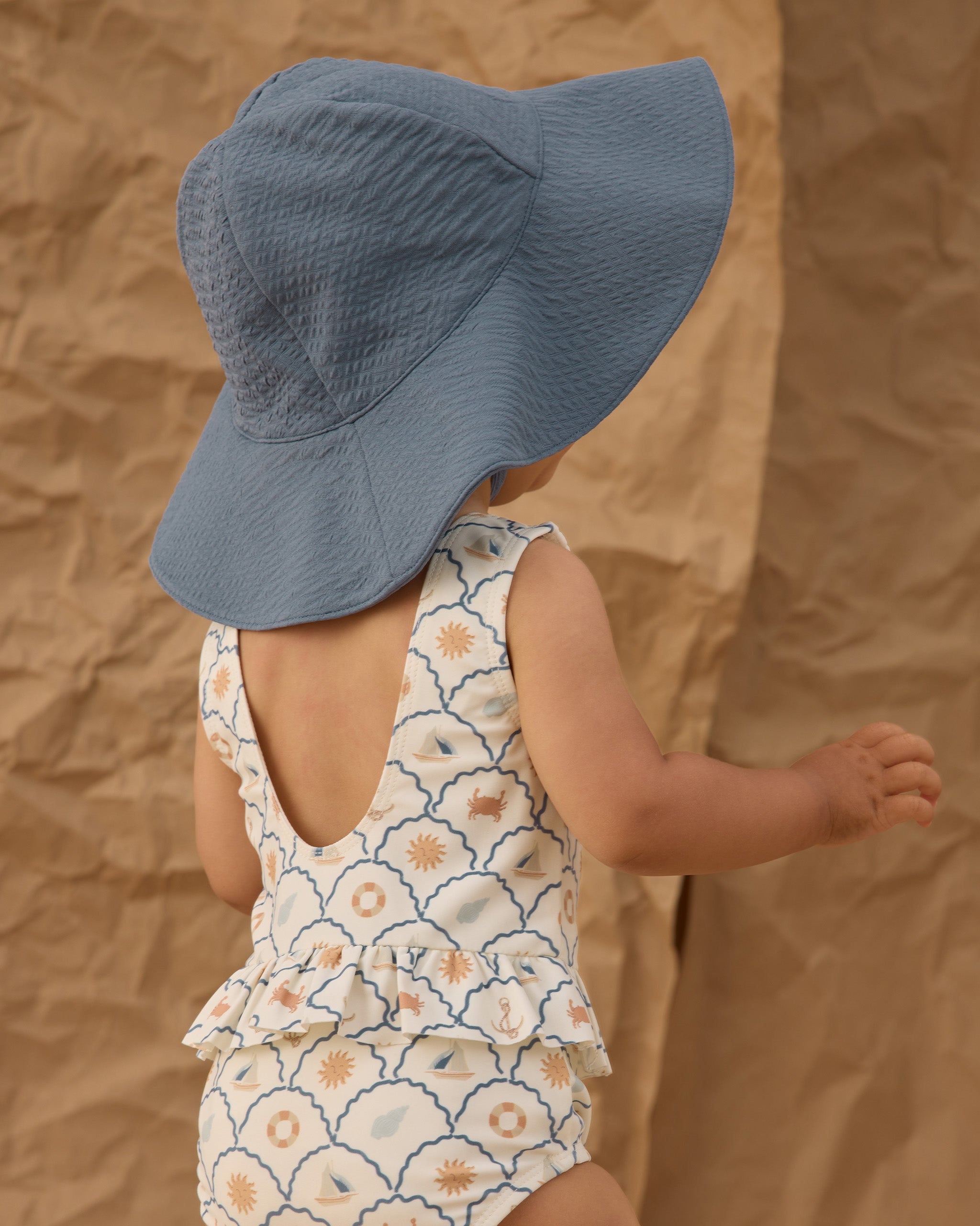Bonnet de bain souple marin