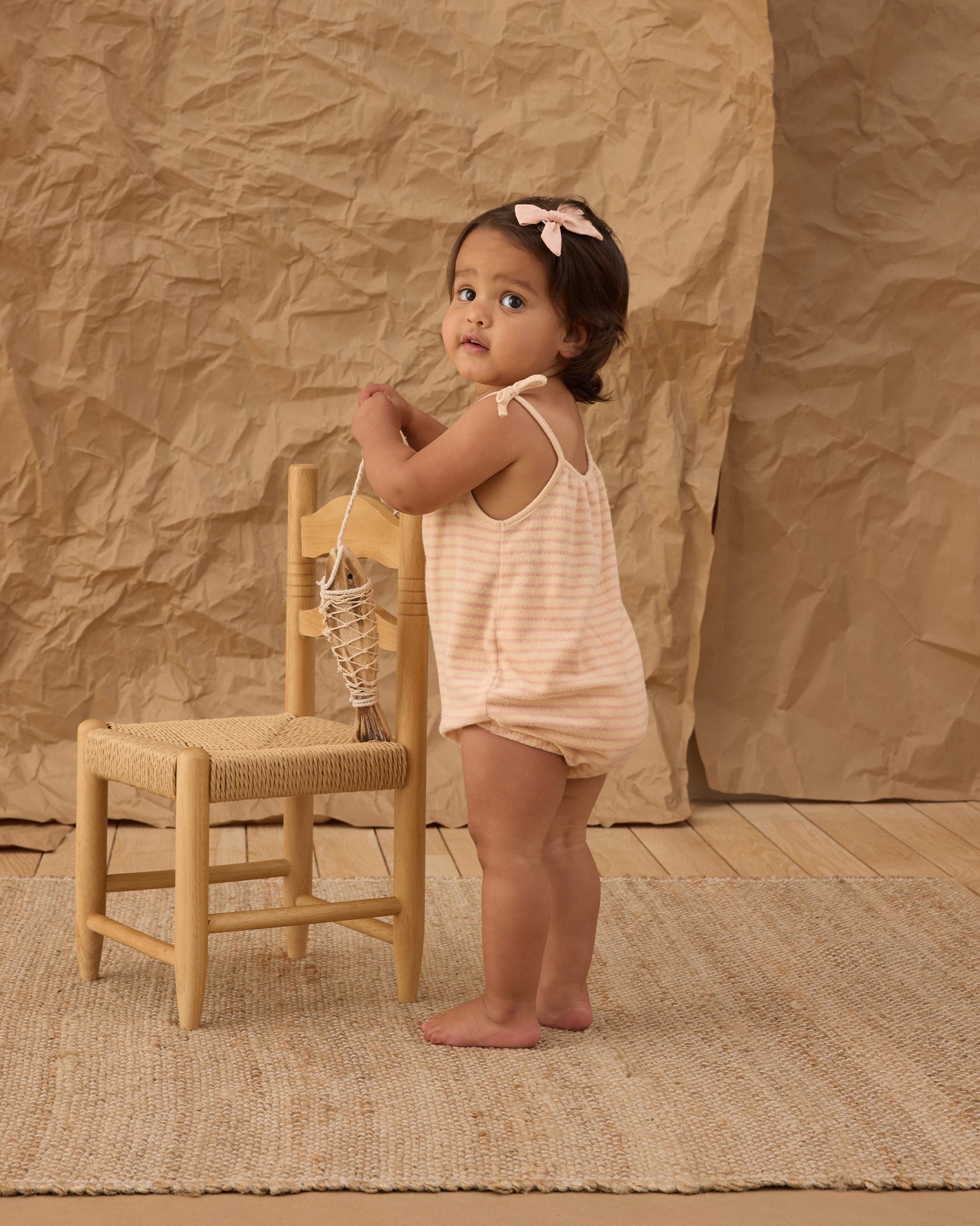 Nala Romper Pink Stripe