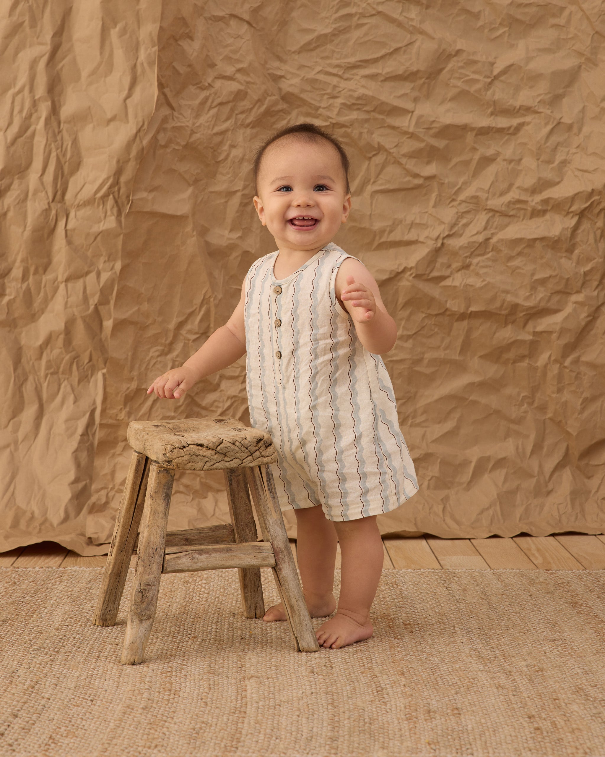 Mavrick Romper Wave Stripe