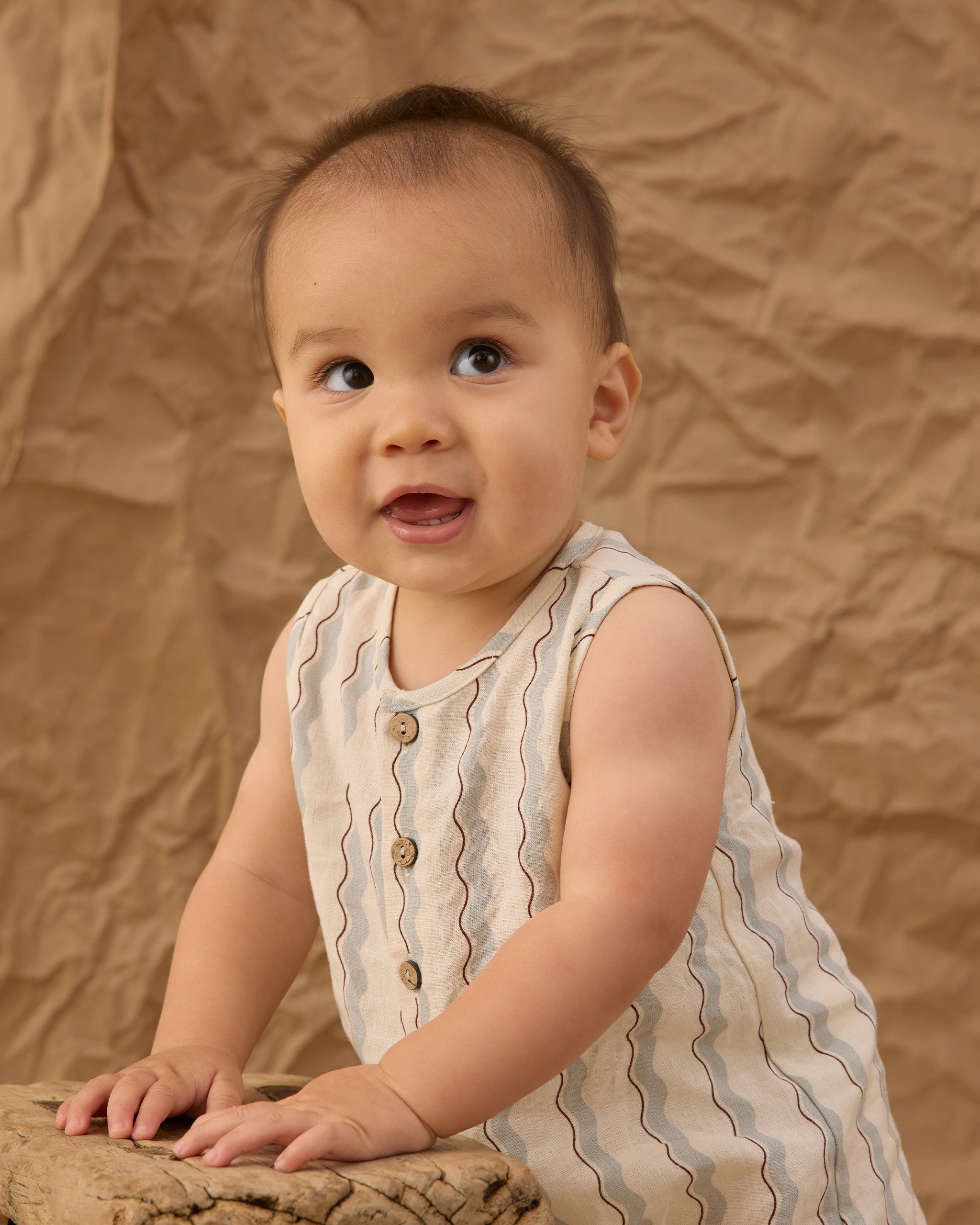 Mavrick Romper Wave Stripe