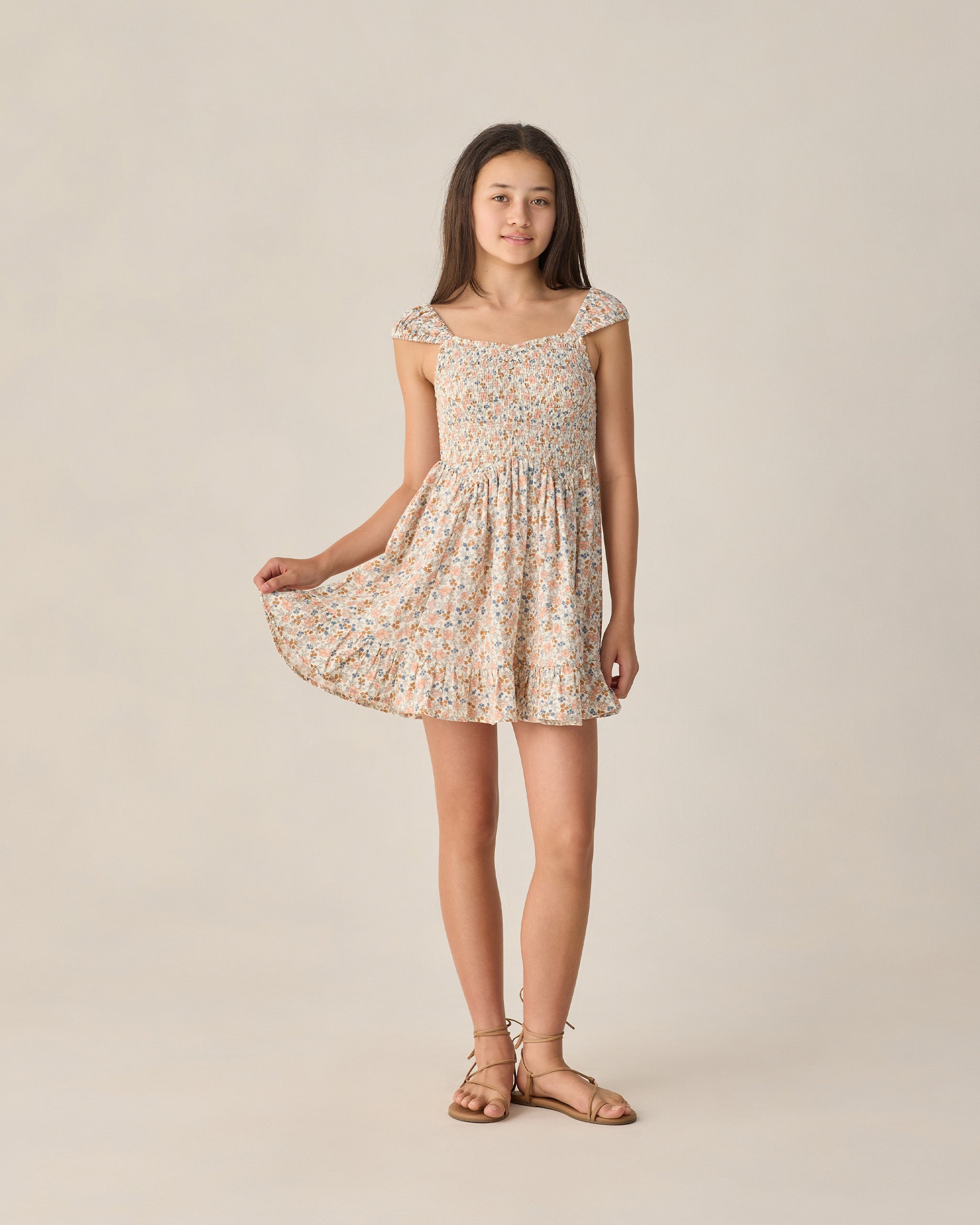 Robe Kalina pour adolescente Champ de fleurs