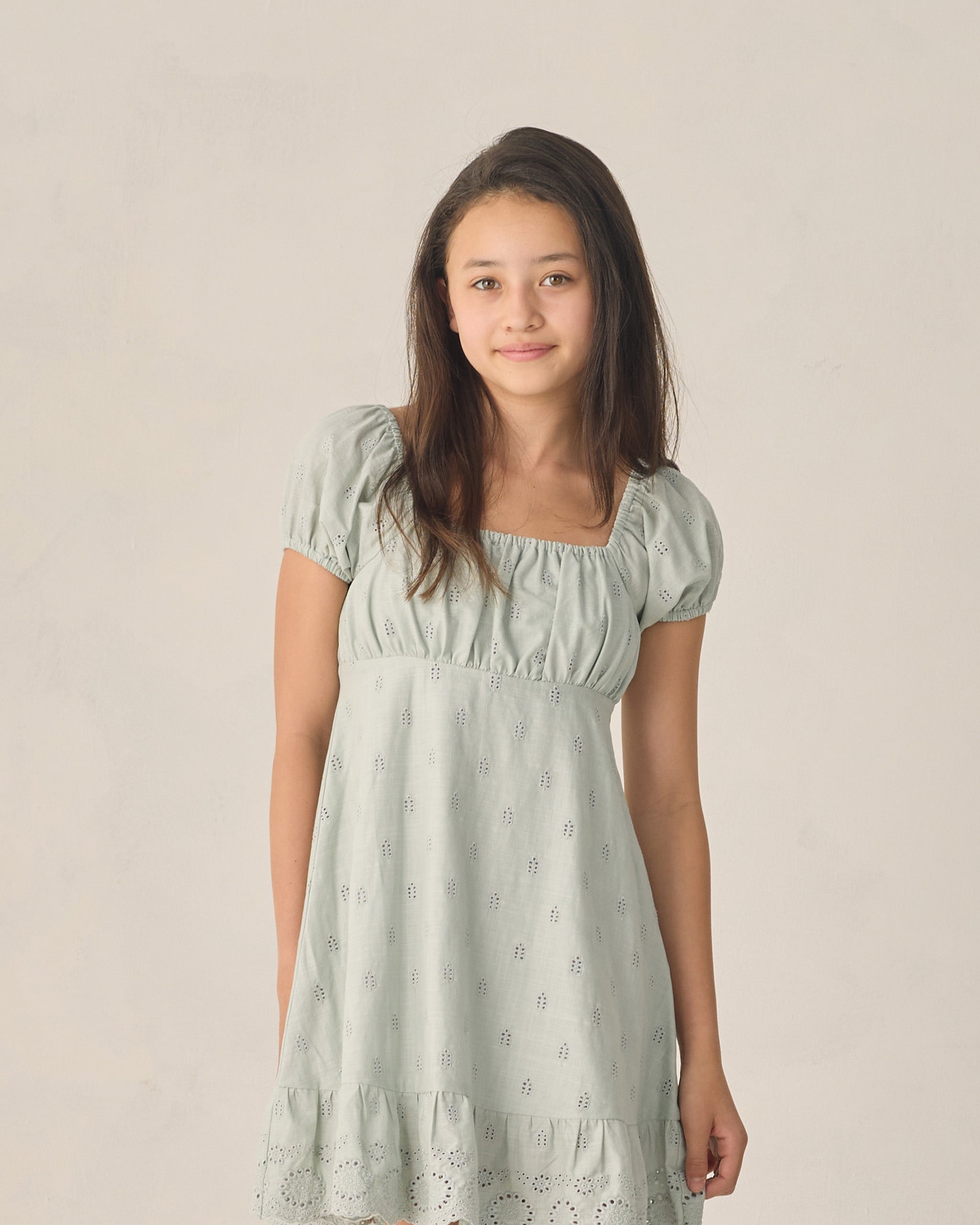 Robe Teen Liv couleur écume de mer