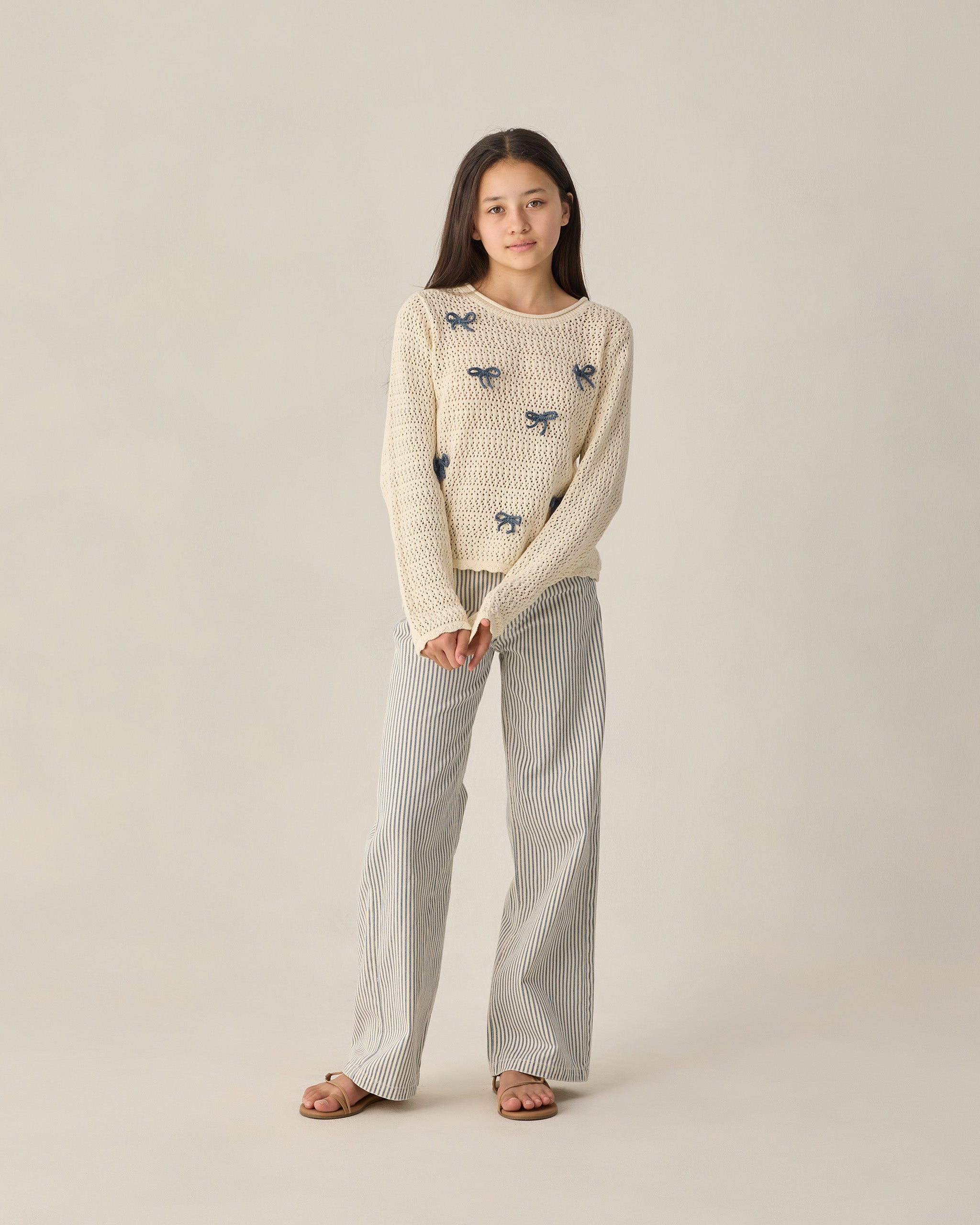 Pulls à nœuds tricotés au crochet pour adolescentes