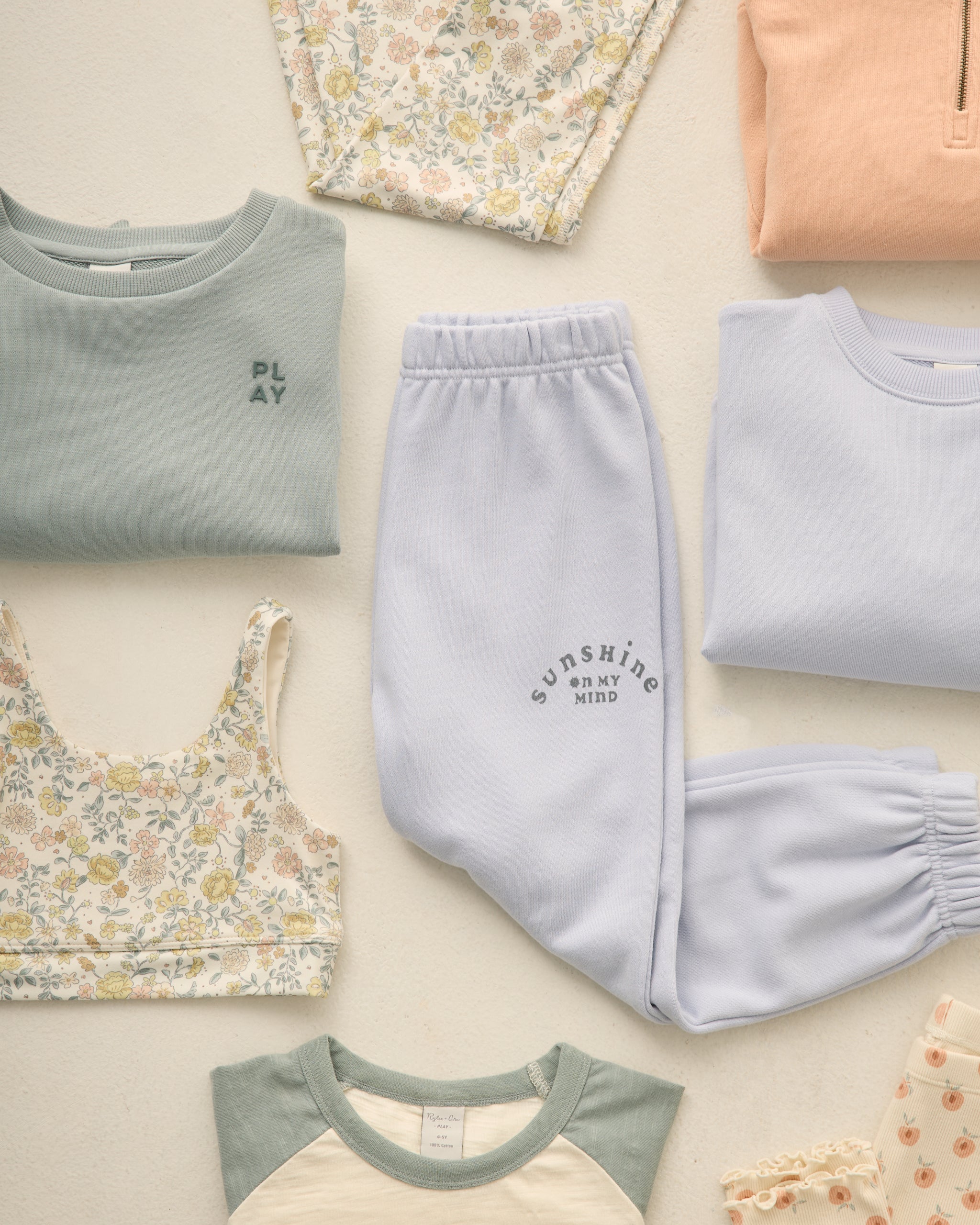 Legend Sweatshirt Sea Green - Rylee + Cru | Kids Clothes | Trendy Baby Clothes | Modern Infant Outfits |