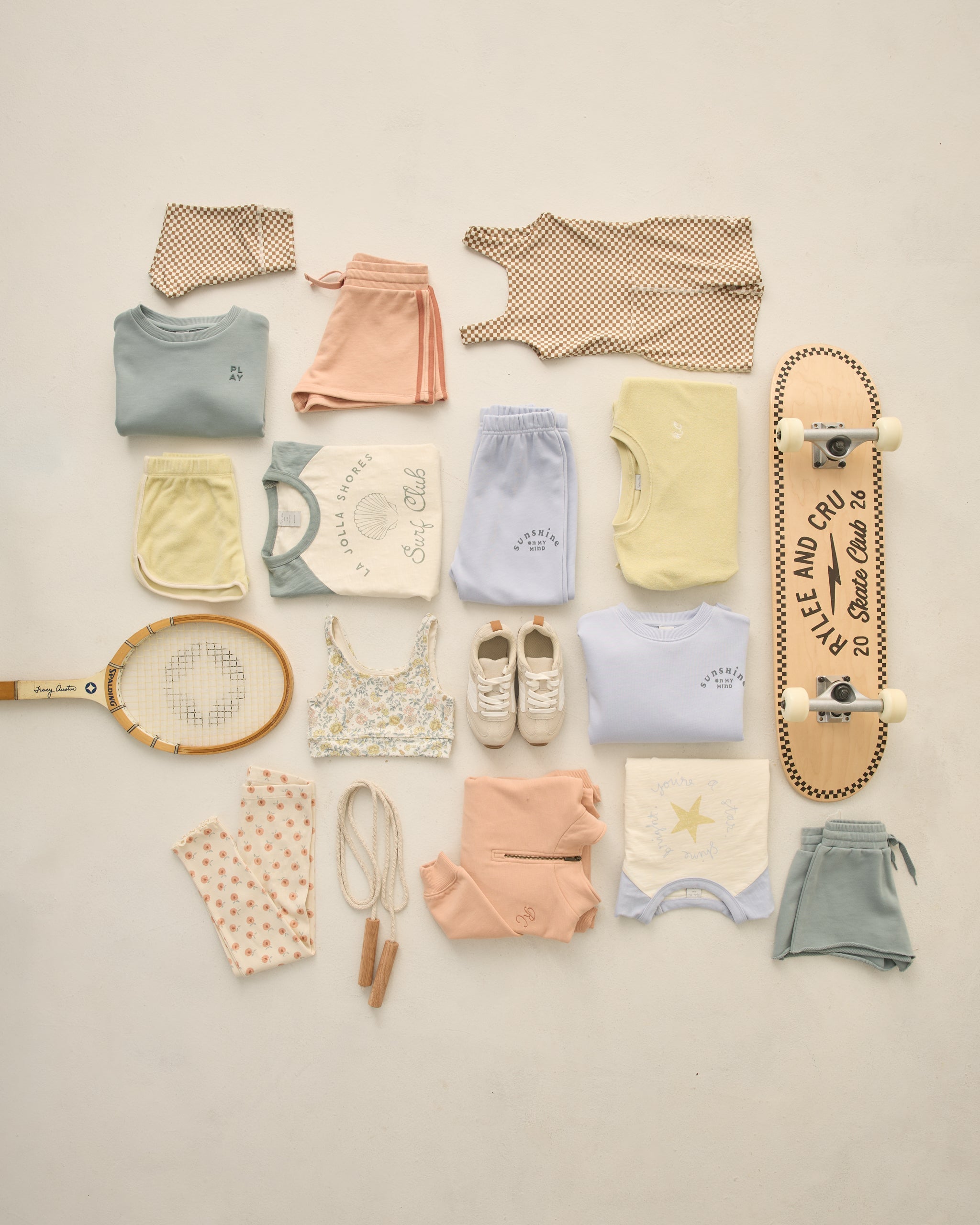 Malibu Bodysuit Ocre Check - Rylee + Cru | Kids Clothes | Trendy Baby Clothes | Modern Infant Outfits |