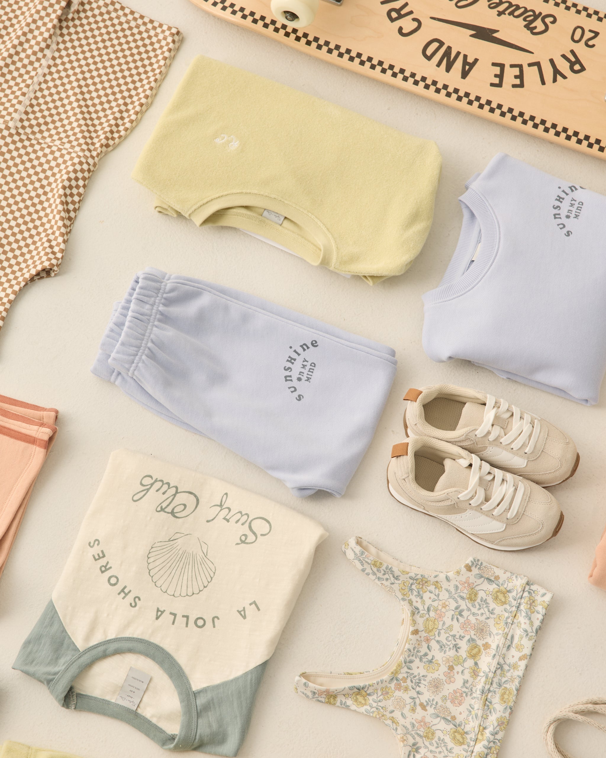 Sweatpant Periwinkle - Rylee + Cru | Kids Clothes | Trendy Baby Clothes | Modern Infant Outfits |