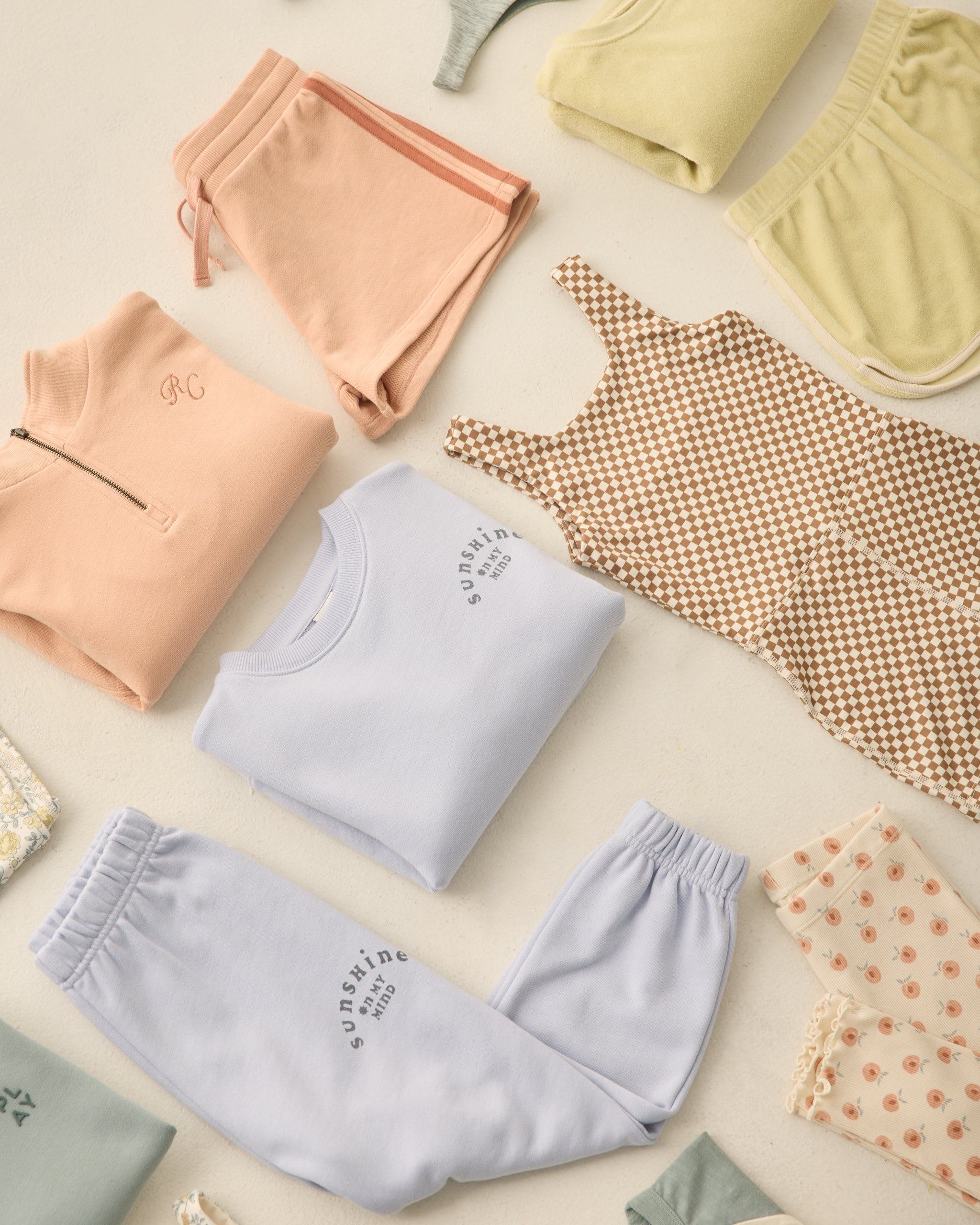 Racer Track Short Melon - Rylee + Cru | Kids Clothes | Trendy Baby Clothes | Modern Infant Outfits |