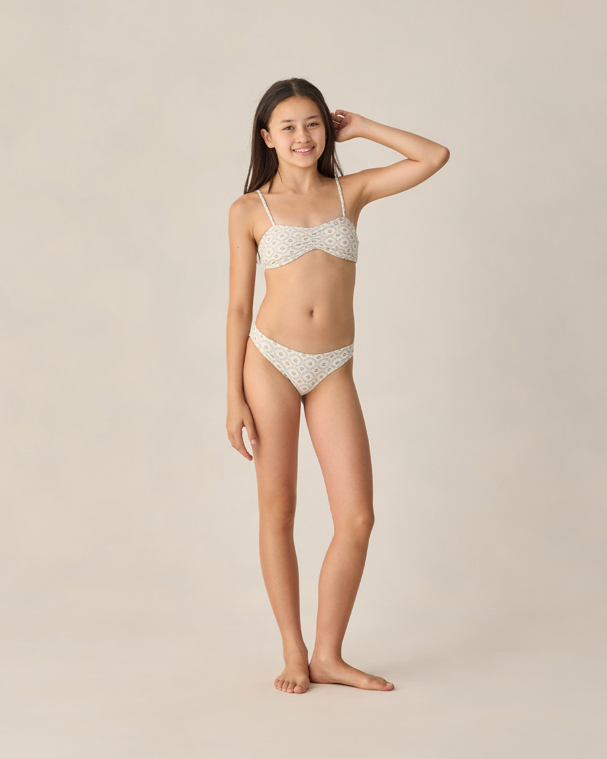 Teen Cardiff Bikini Set Green Fleur - Rylee + Cru | Kids Clothes | Trendy Baby Clothes | Modern Infant Outfits |