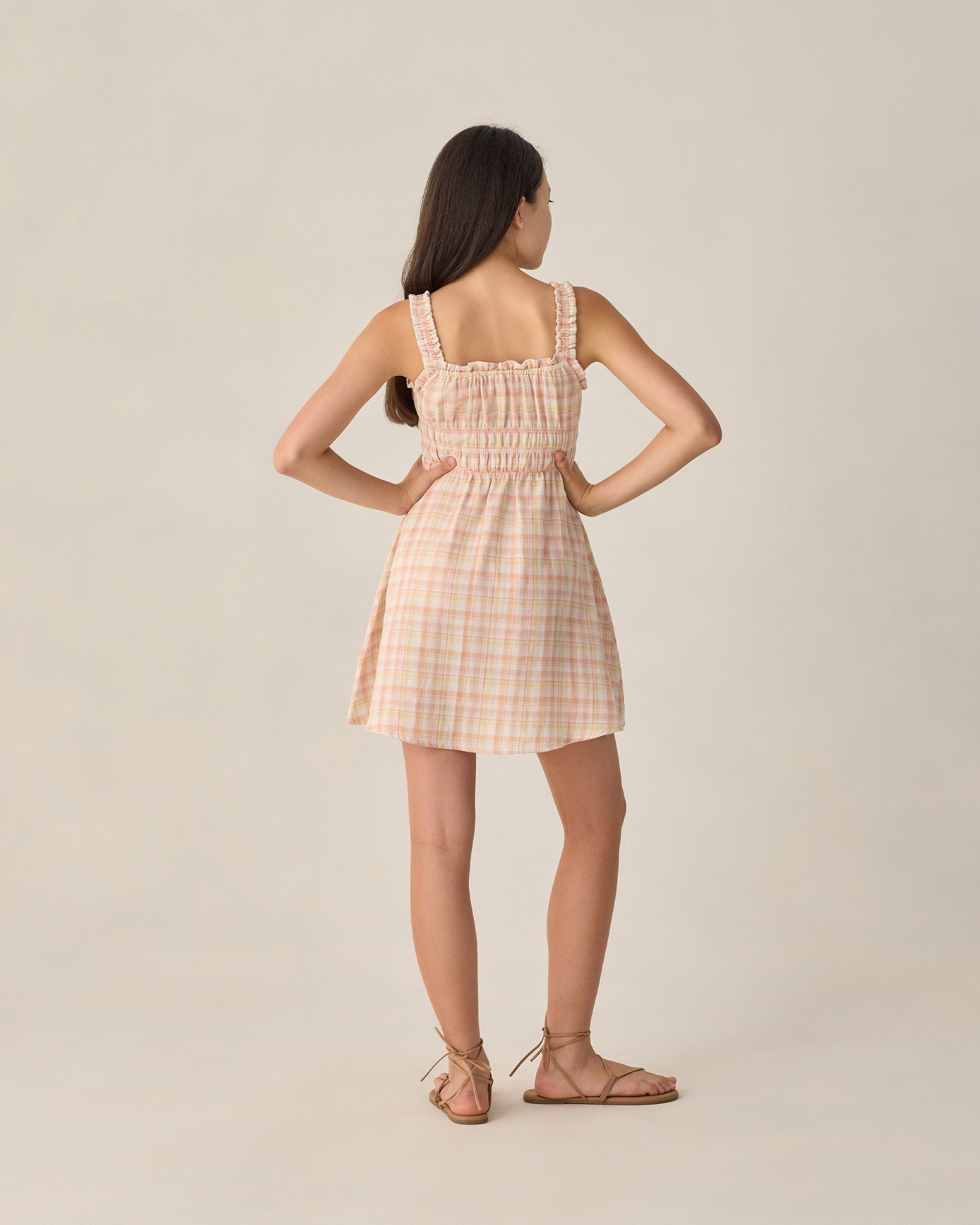 Teen Jane Mini Dress Summer Plaid - Rylee + Cru | Kids Clothes | Trendy Baby Clothes | Modern Infant Outfits |