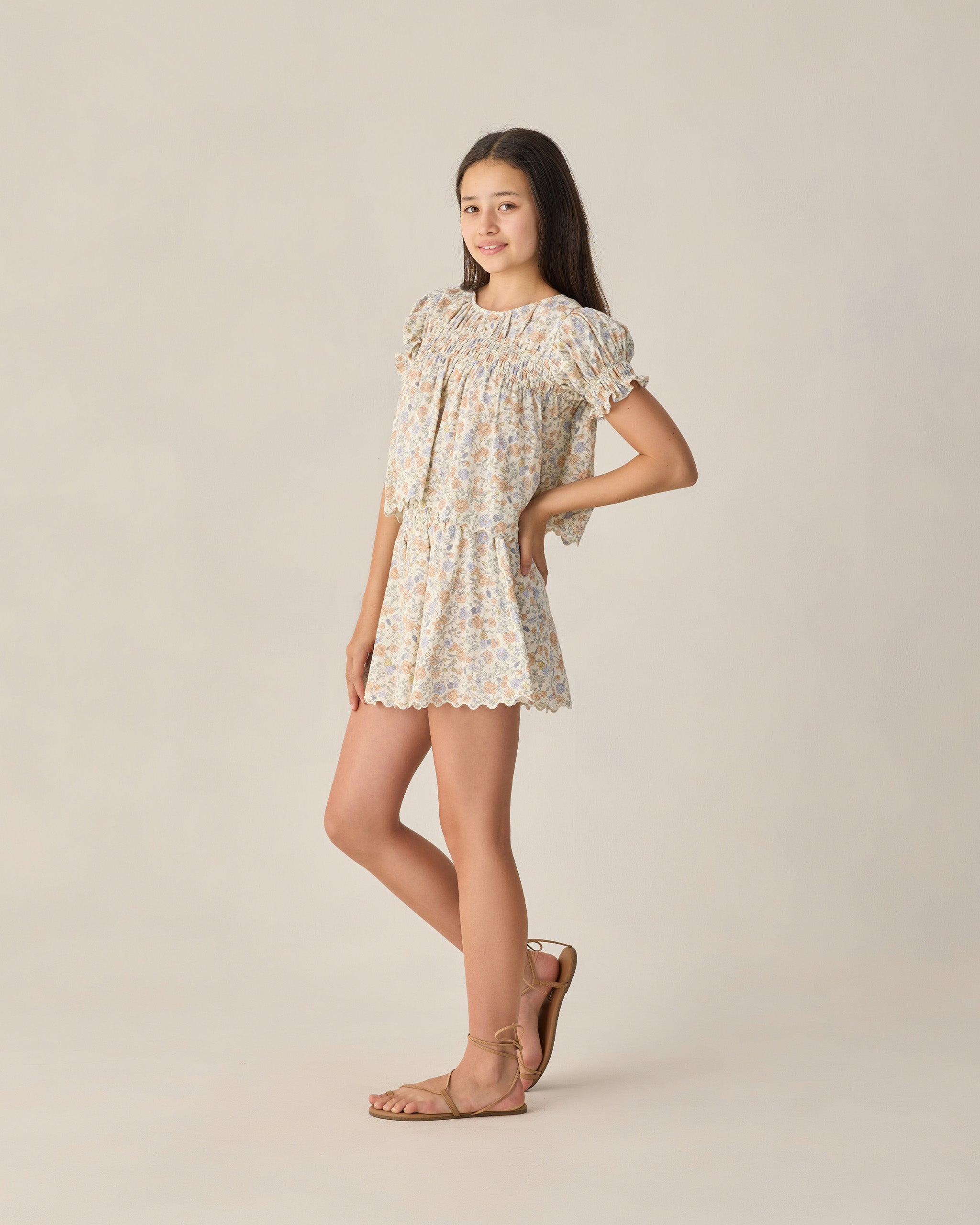 Teen Colette Top Bloom - Rylee + Cru | Kids Clothes | Trendy Baby Clothes | Modern Infant Outfits |