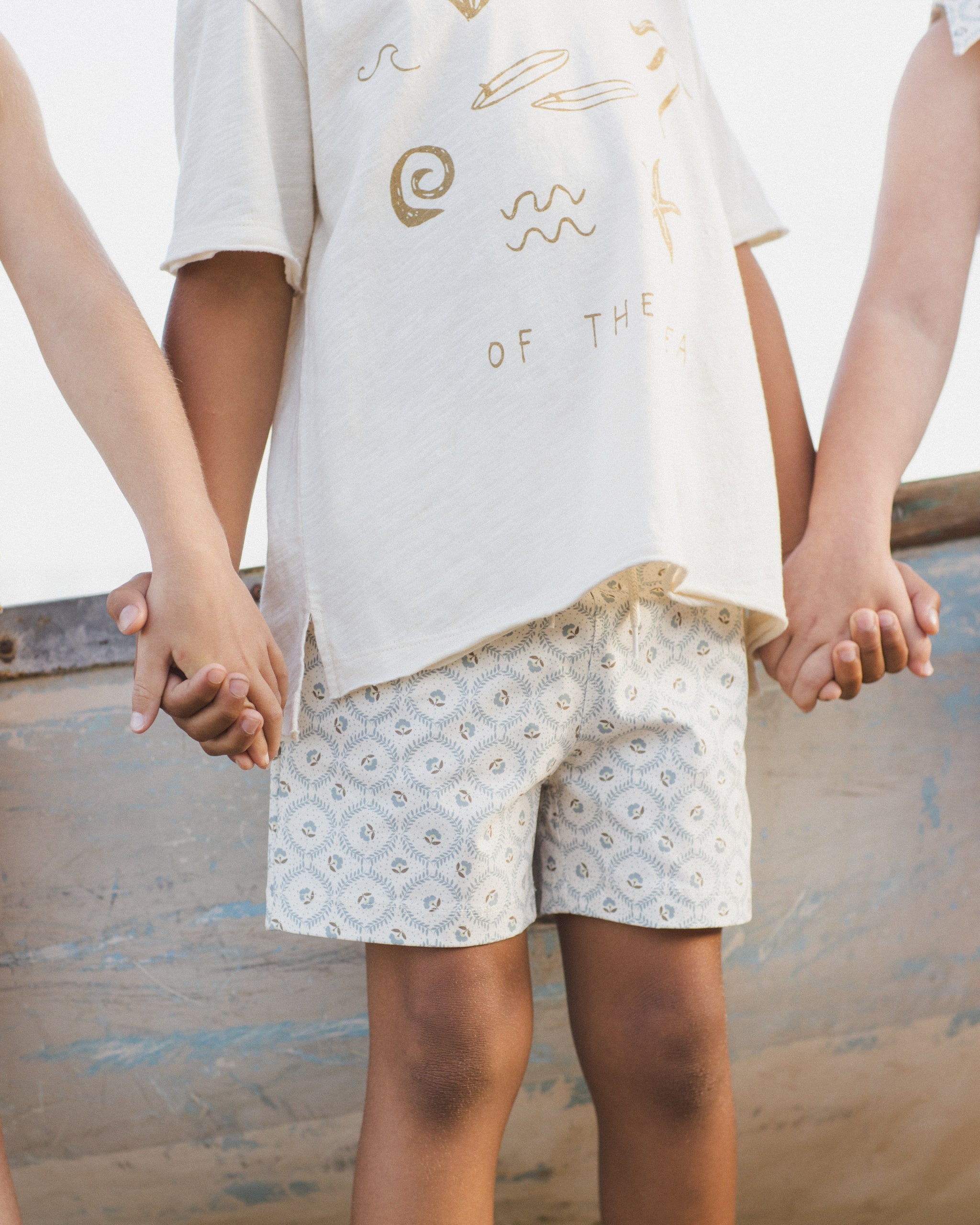 Boardshort Green Fleur - Rylee + Cru | Kids Clothes | Trendy Baby Clothes | Modern Infant Outfits |