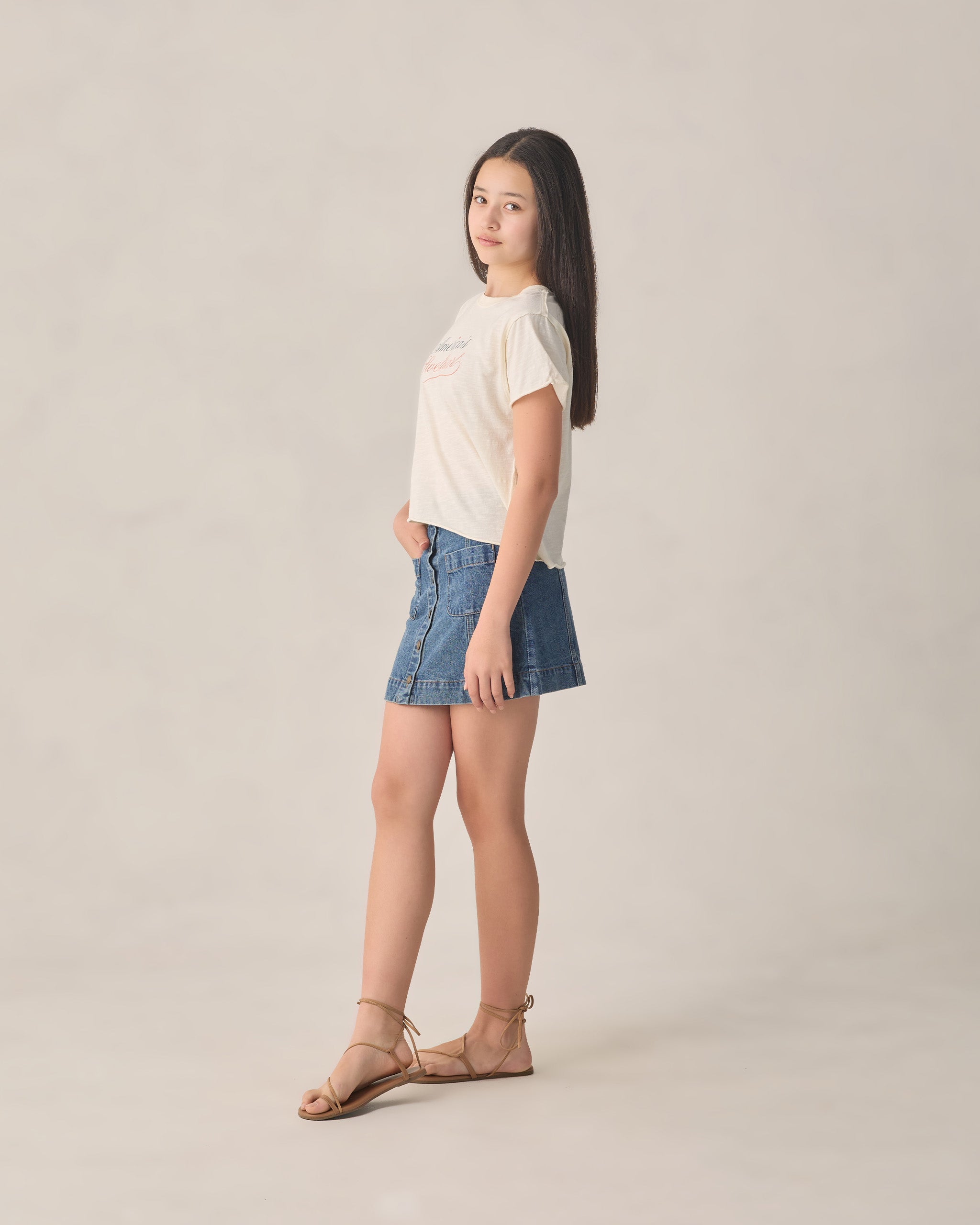 Jupe Mini Denver Marine Adolescente