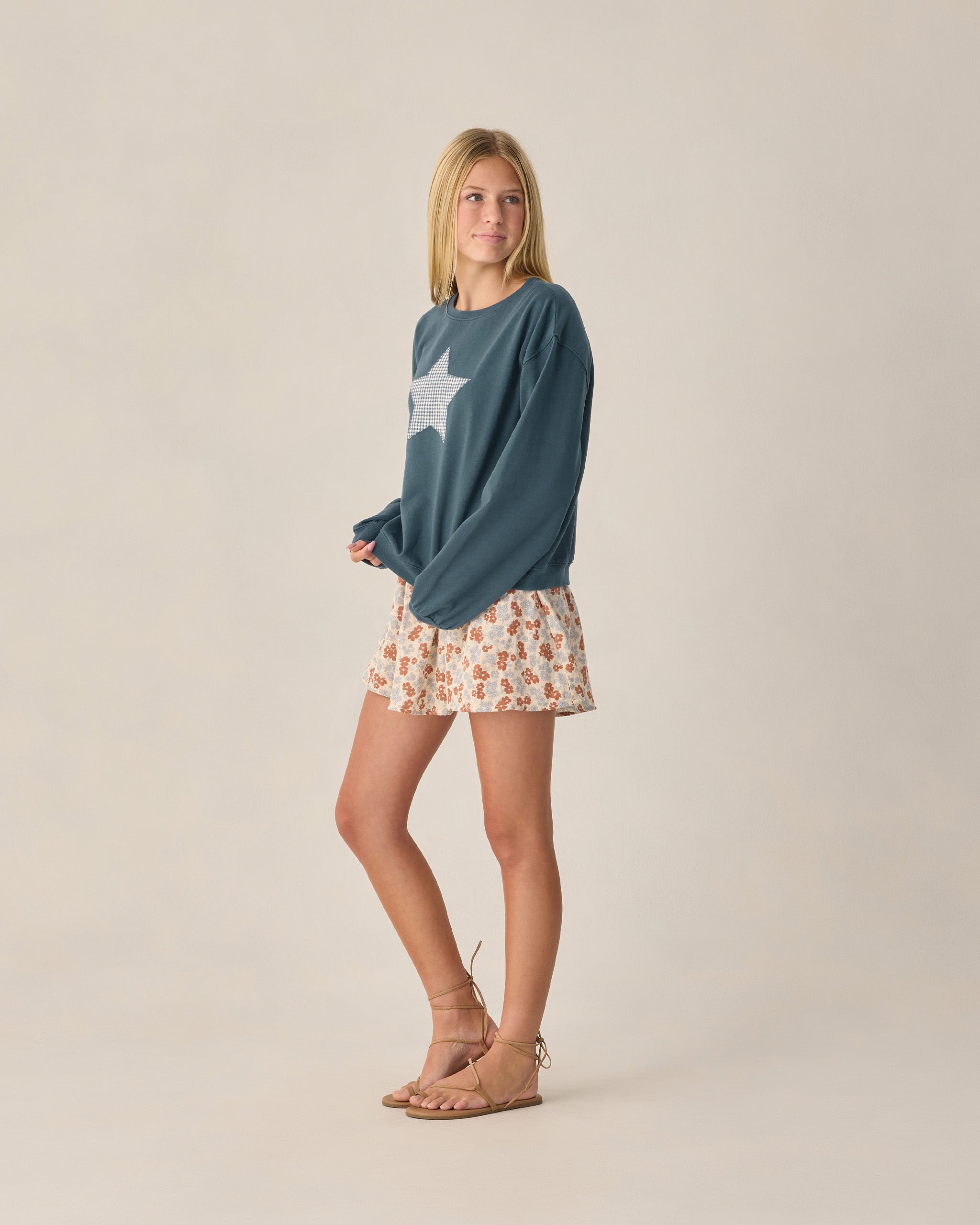 Teen Pier Sweatshirt Navy - Rylee + Cru | Kids Clothes | Trendy Baby Clothes | Modern Infant Outfits |